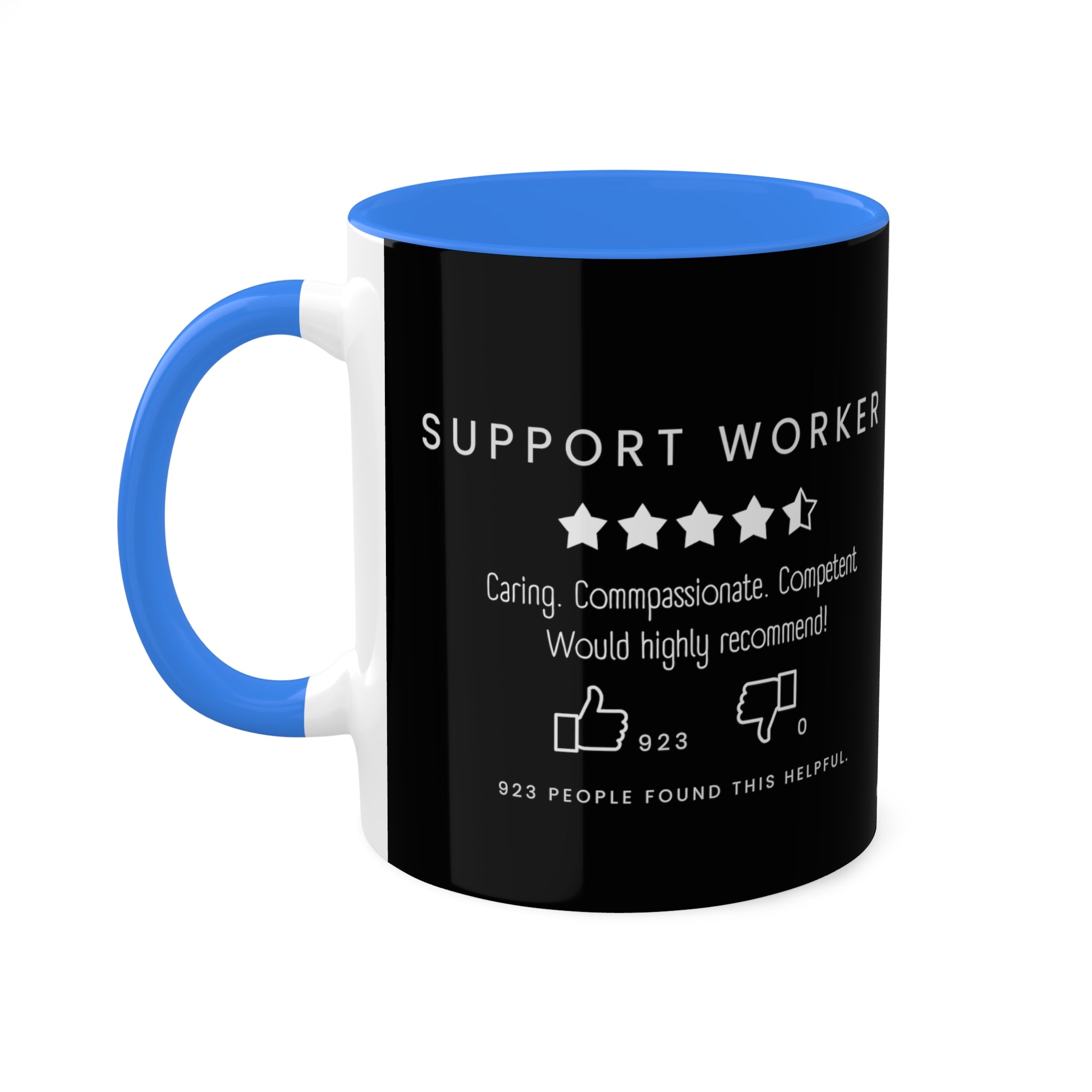 Support Worker Colorful Mugs, 11oz - 12 colours