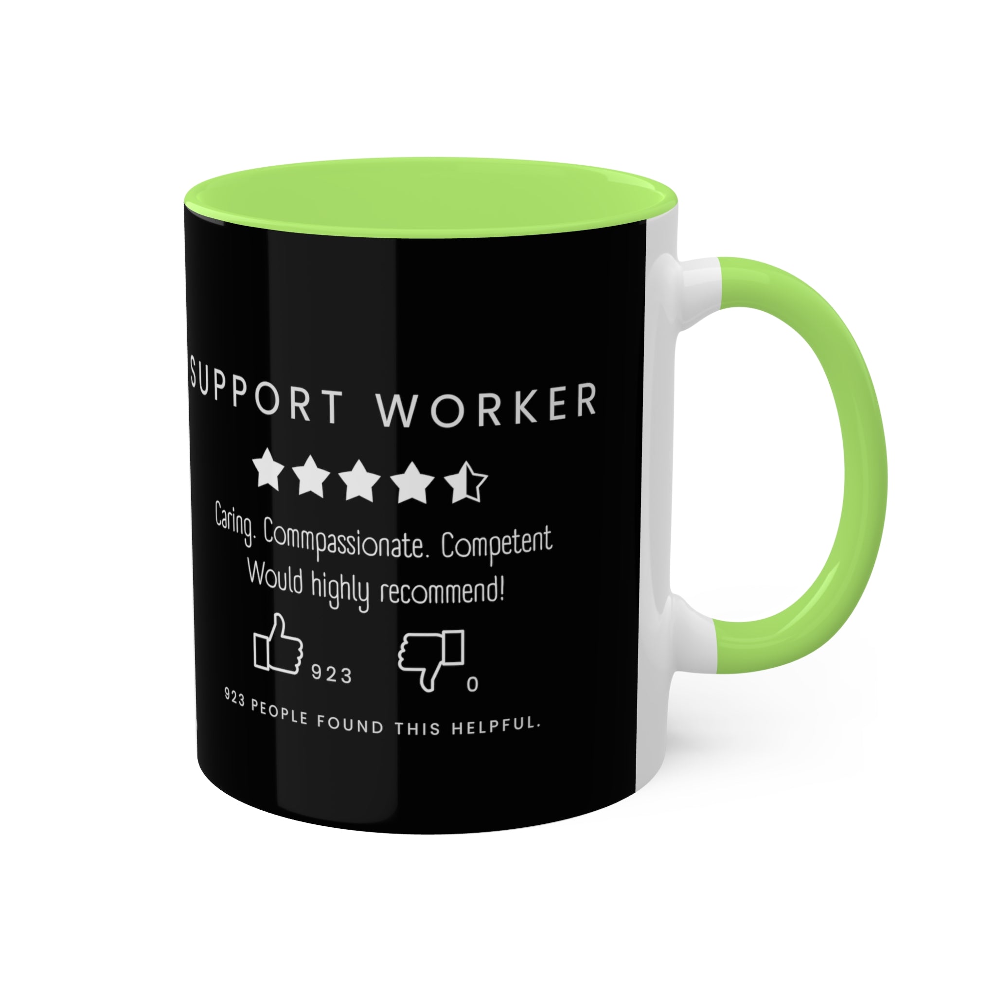 Support Worker Colorful Mugs, 11oz - 12 colours