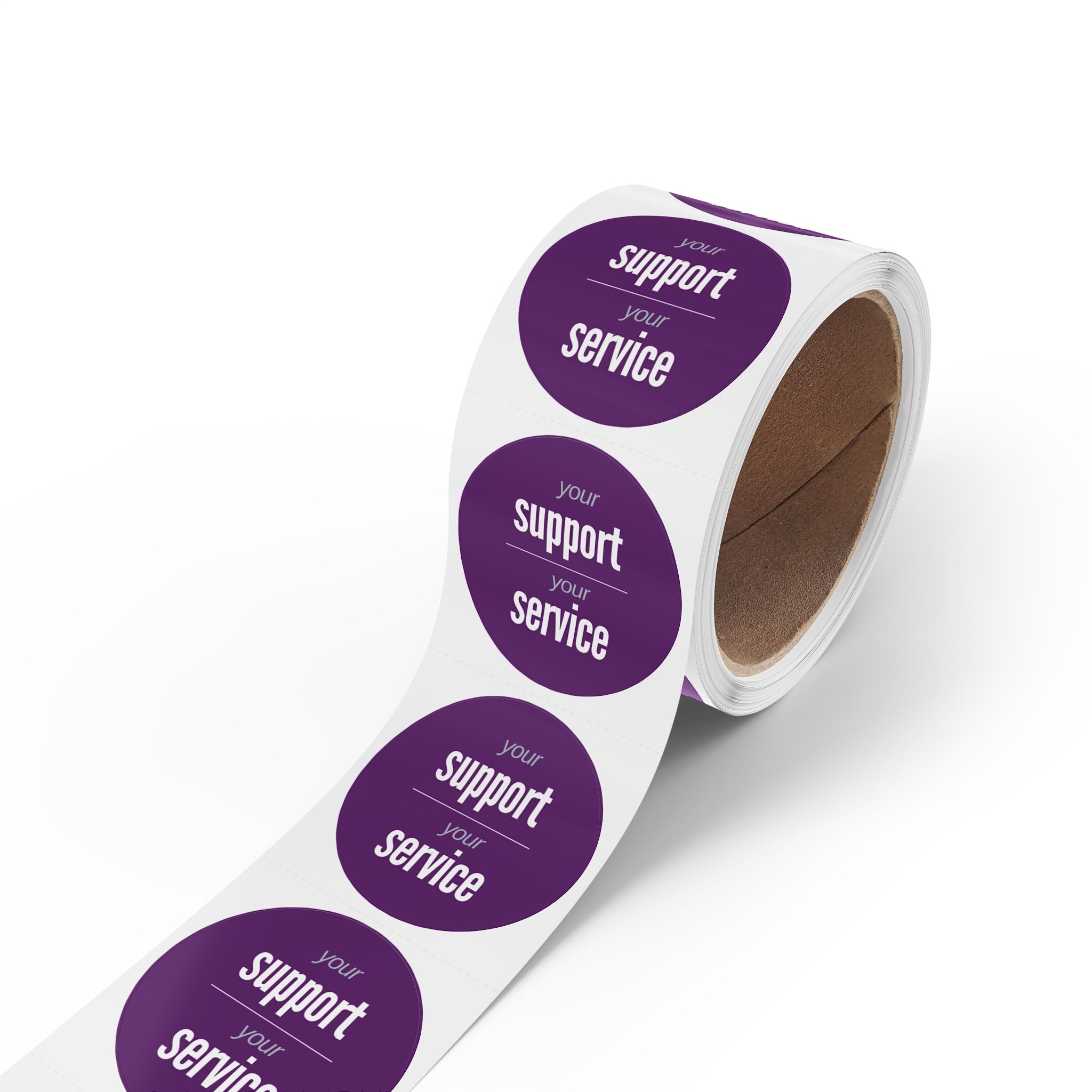 NDIS Provider Round Sticker Rolls for participants stationary - 2 sizes