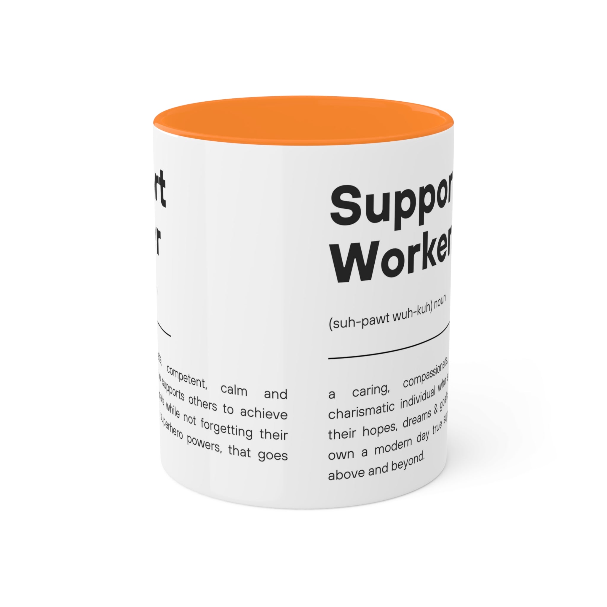 Support Worker Colorful Mugs, 11oz - 12 colours