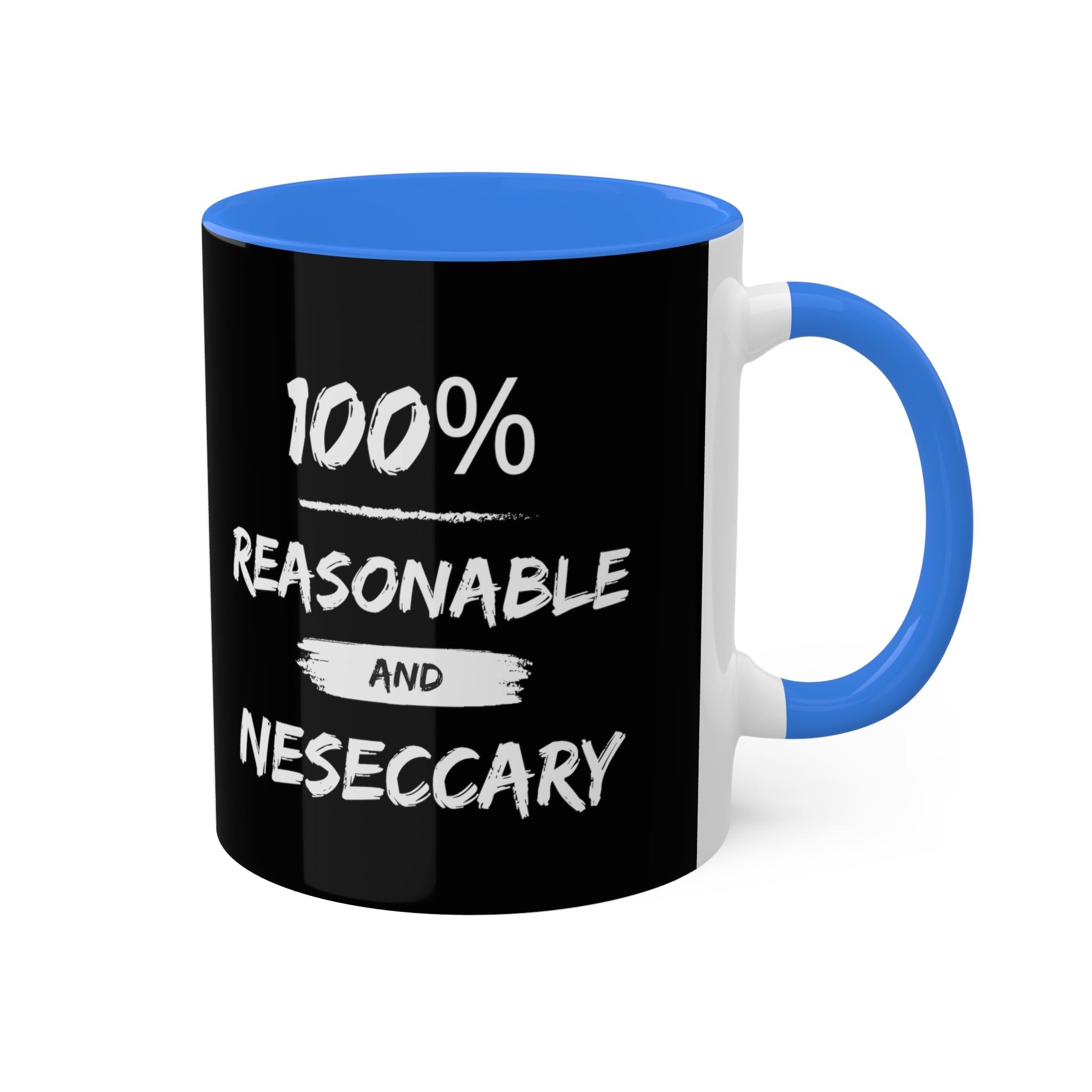 Reasonable & Necessary Colorful Mugs, 11oz - 12 colours