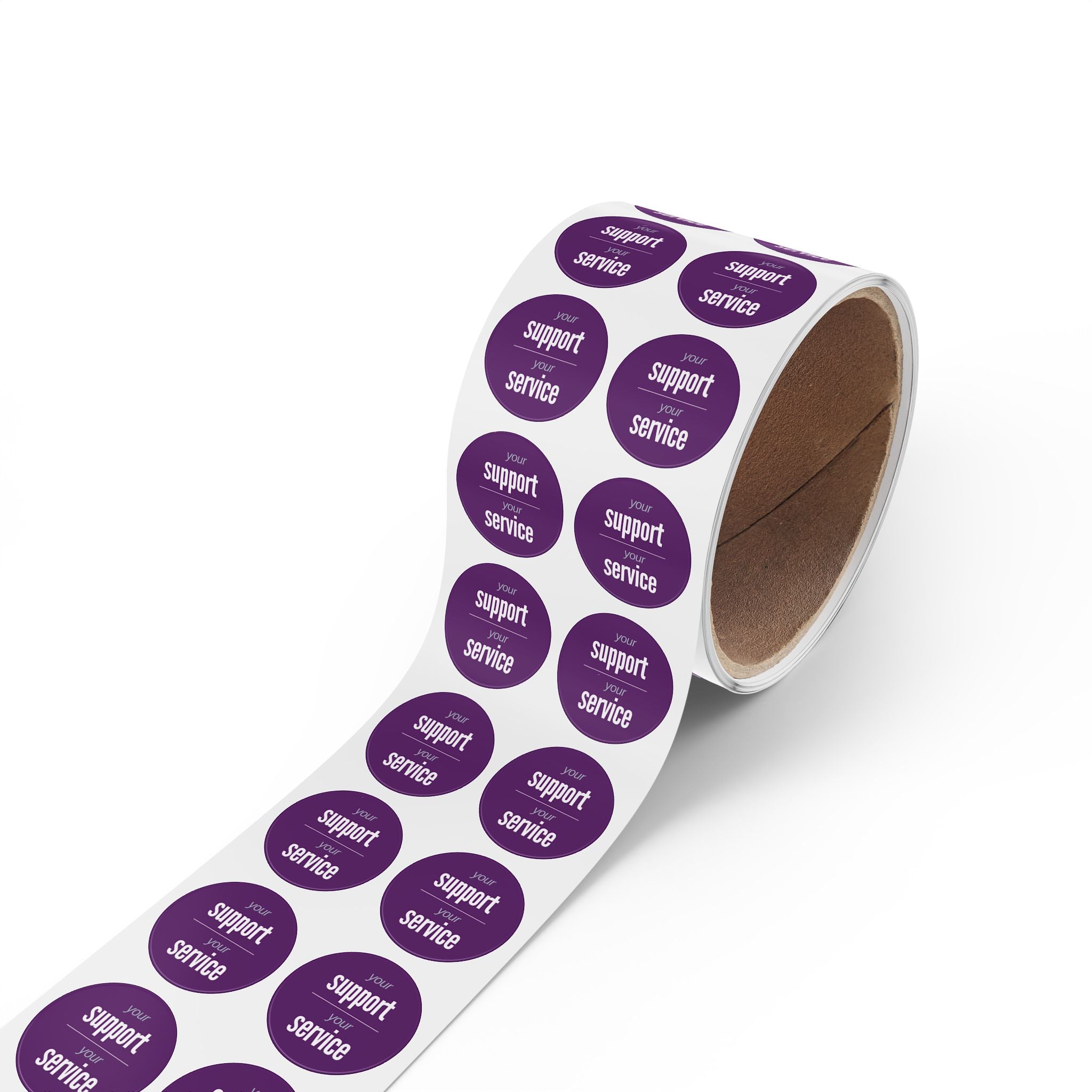 NDIS Provider Round Sticker Rolls for participants stationary - 2 sizes