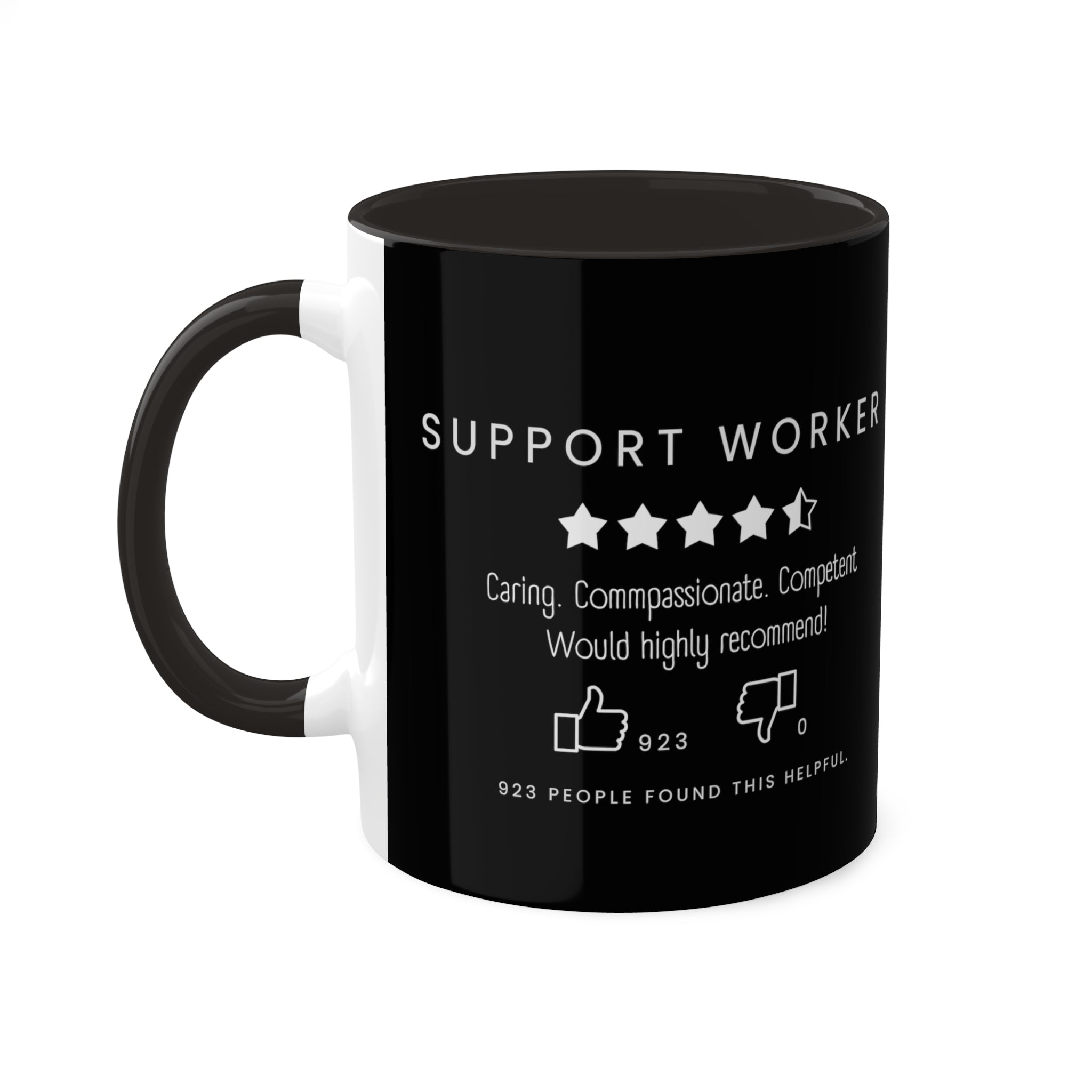 Support Worker Colorful Mugs, 11oz - 12 colours