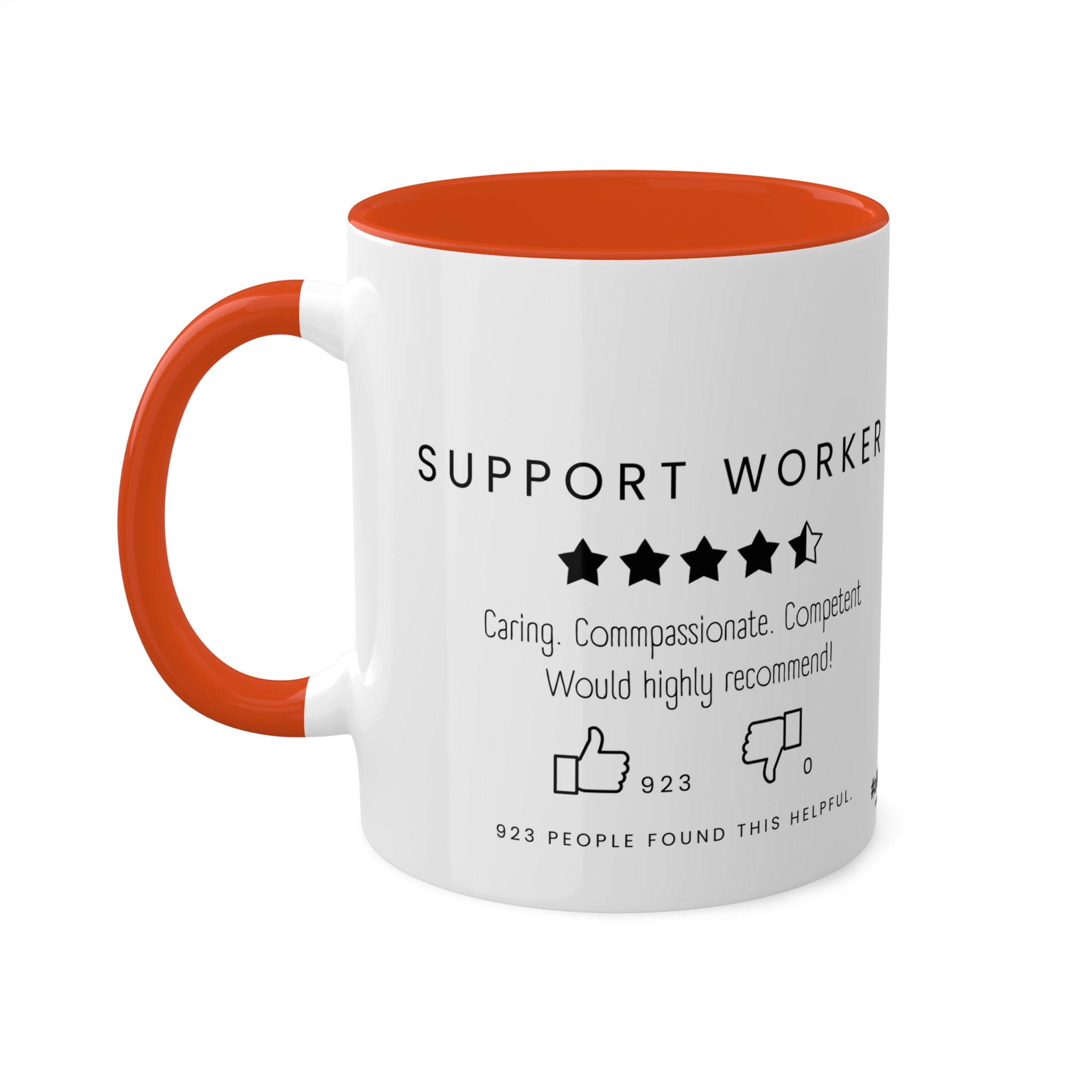 Support Worker Colorful Mugs, 11oz - 12 colours