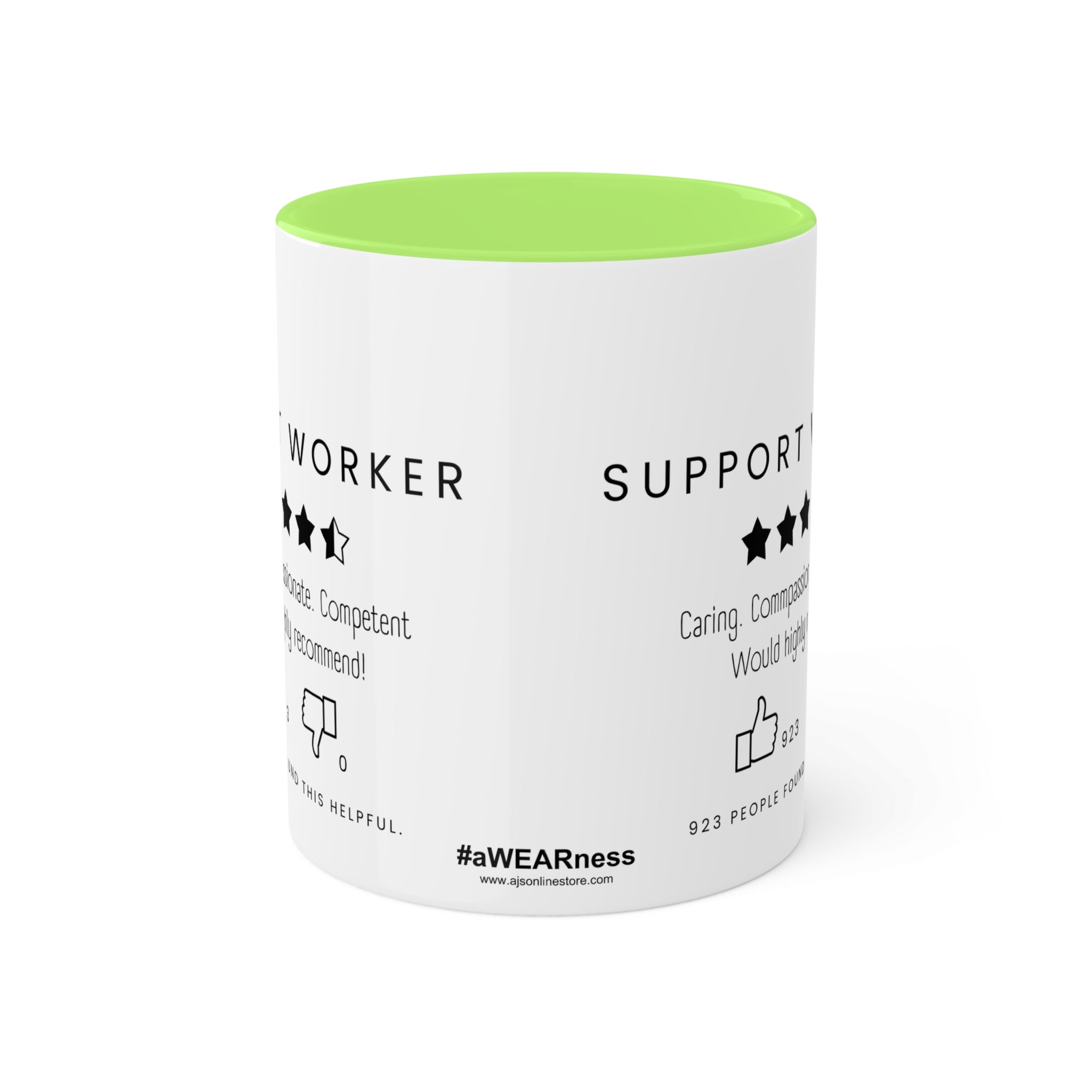 Support Worker Colorful Mugs, 11oz - 12 colours