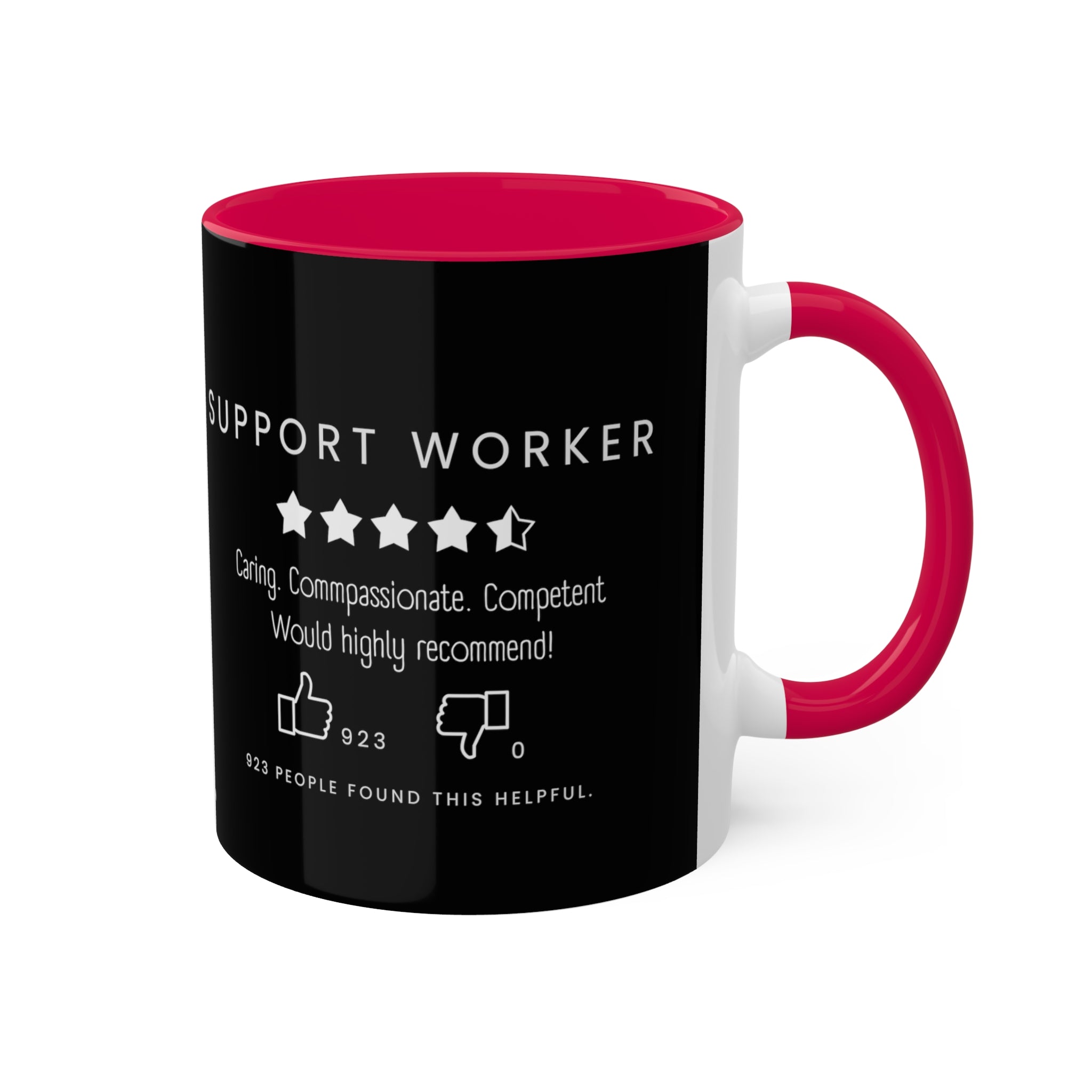 Support Worker Colorful Mugs, 11oz - 12 colours