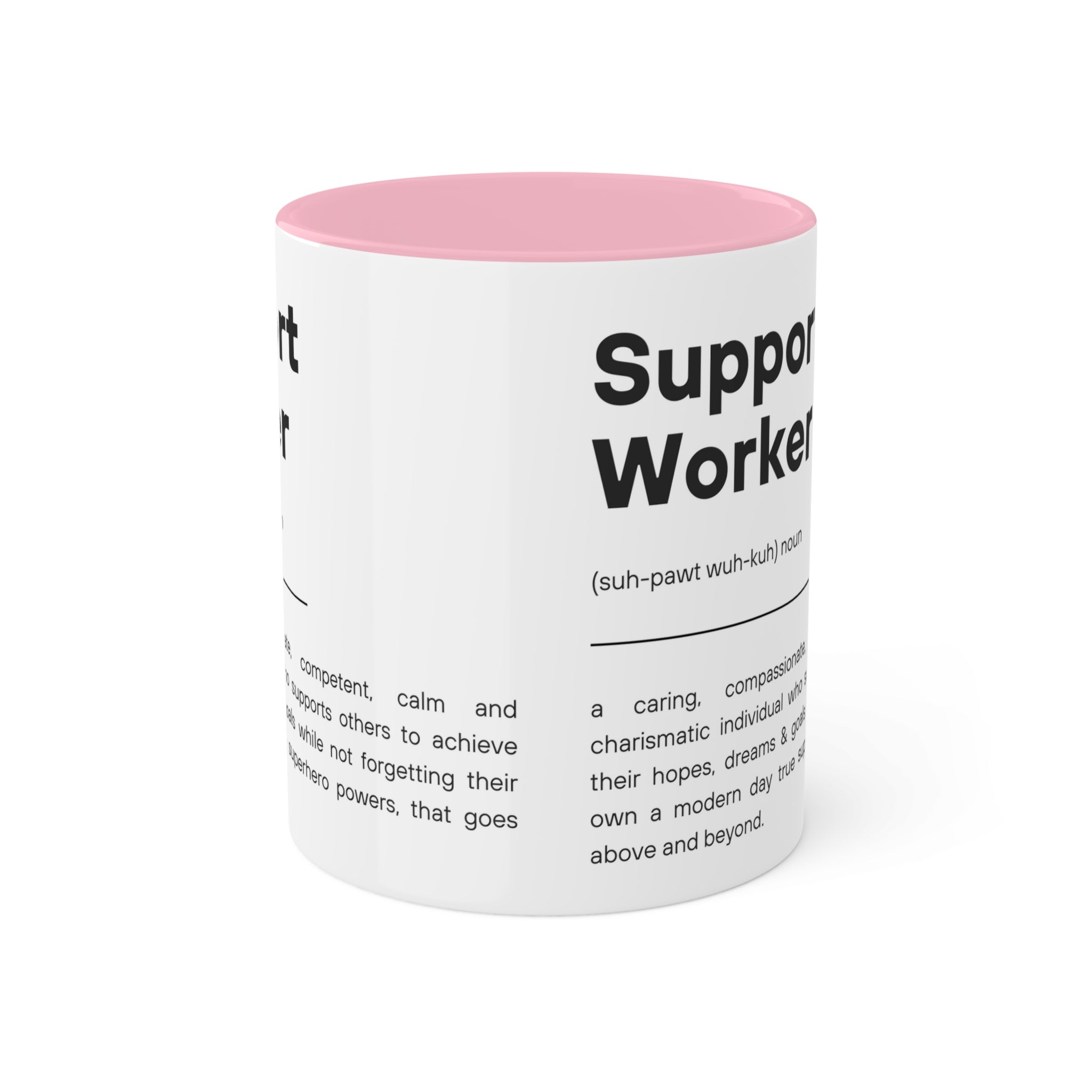 Support Worker Colorful Mugs, 11oz - 12 colours