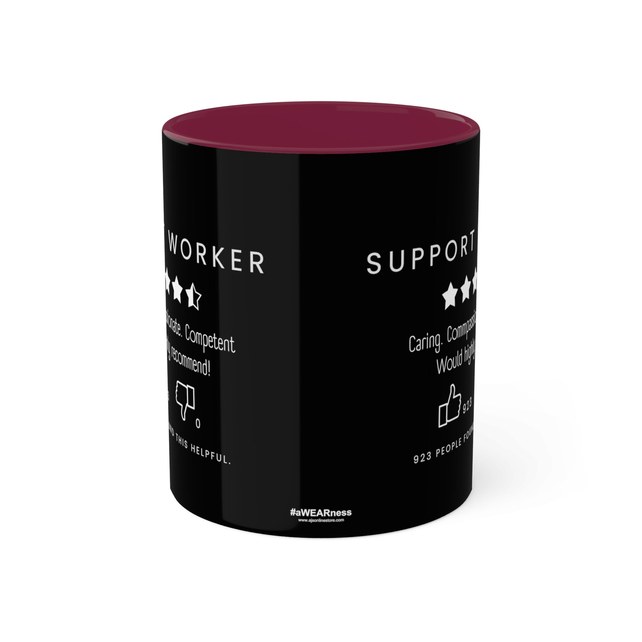 Support Worker Colorful Mugs, 11oz - 12 colours