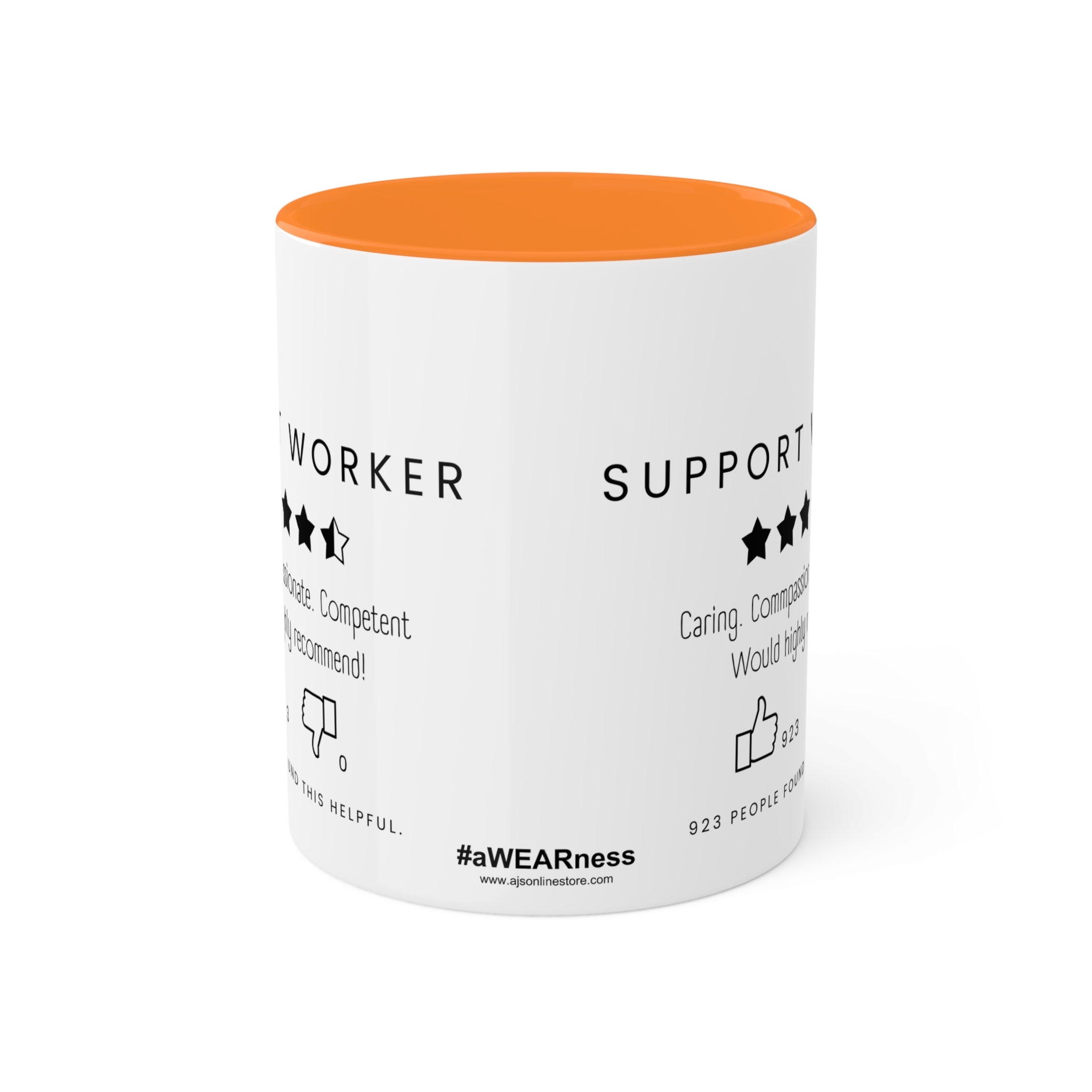 Support Worker Colorful Mugs, 11oz - 12 colours