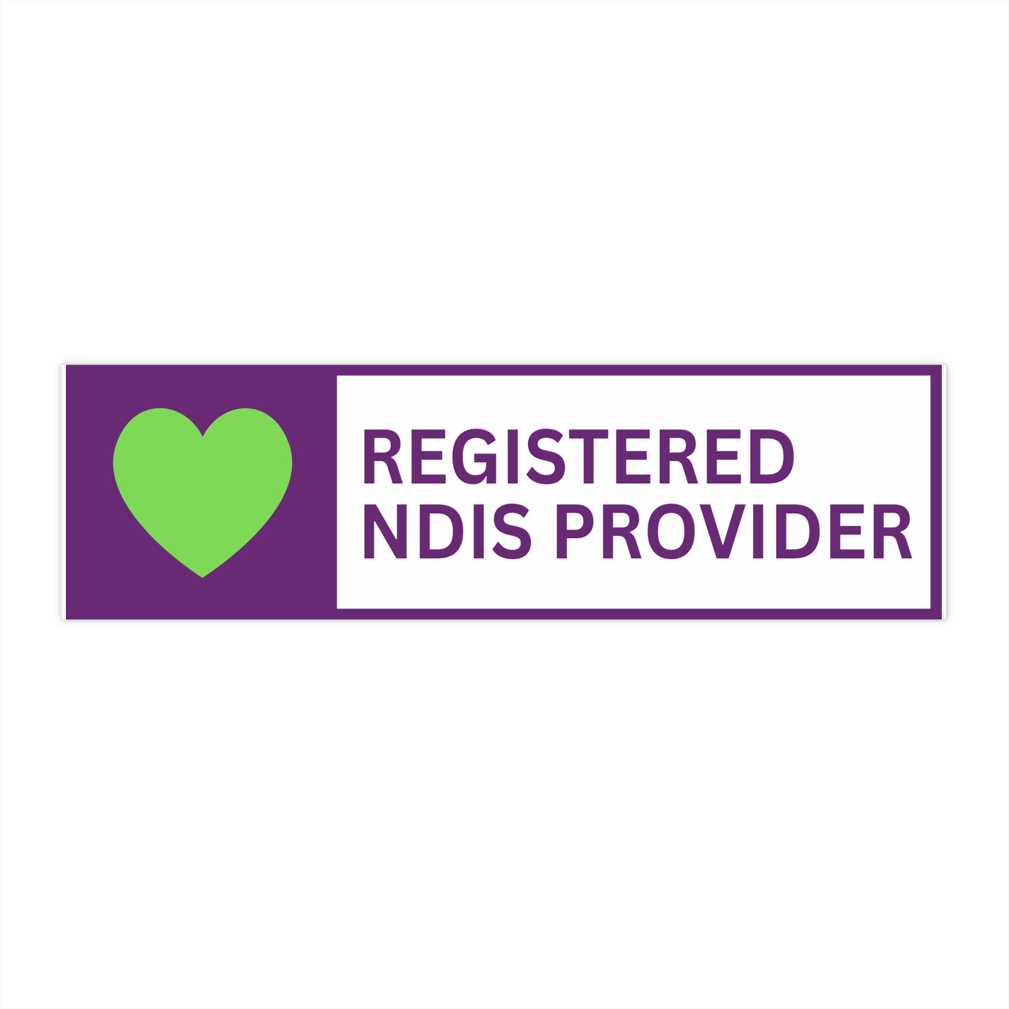 NDIS Provider Sticker - (19cm x 9.5cm)