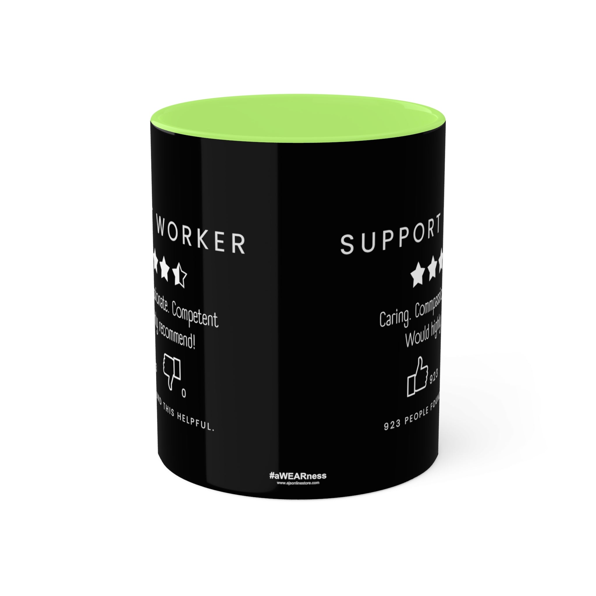 Support Worker Colorful Mugs, 11oz - 12 colours