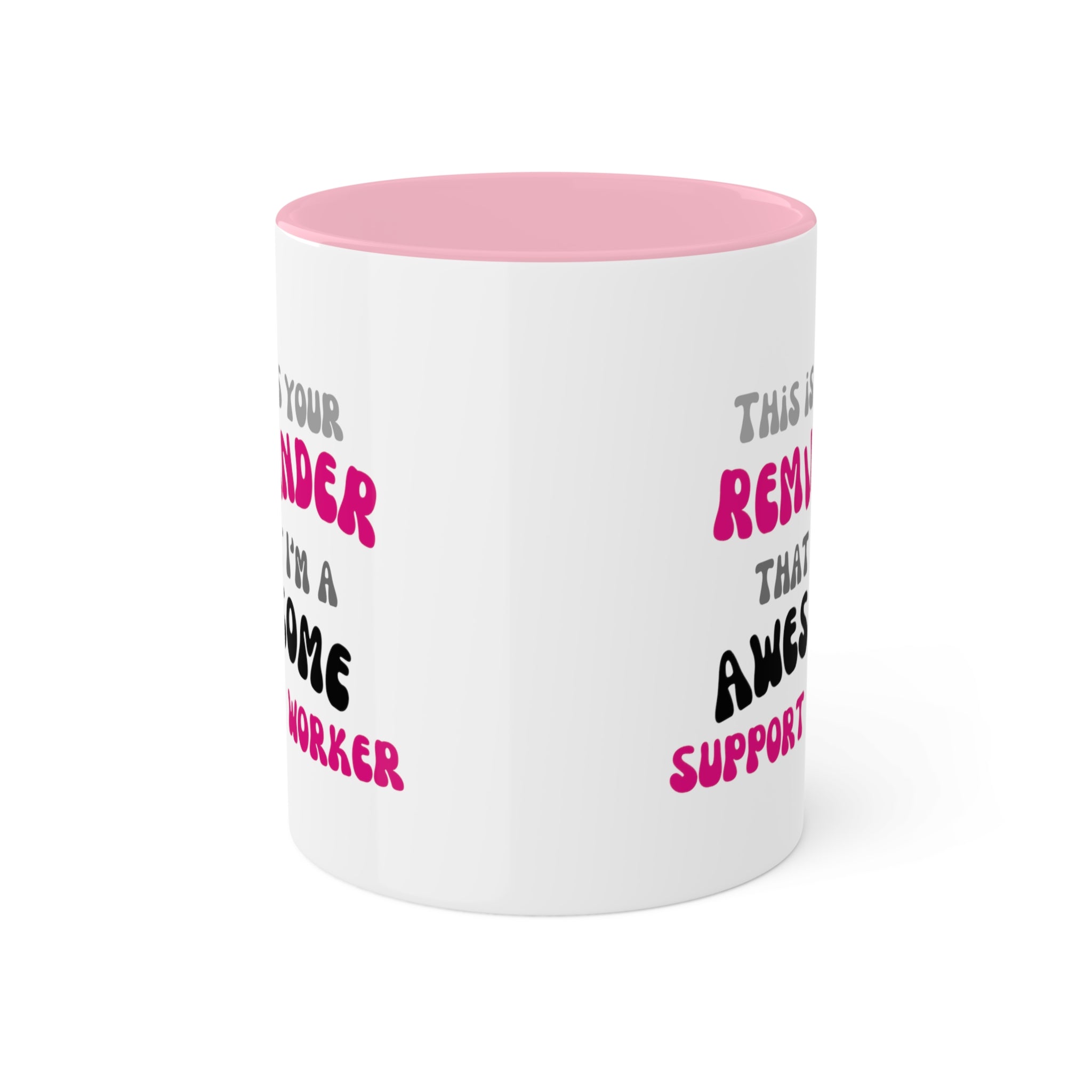 Awesome Reminder Colorful Mugs, 11oz - 12 colours