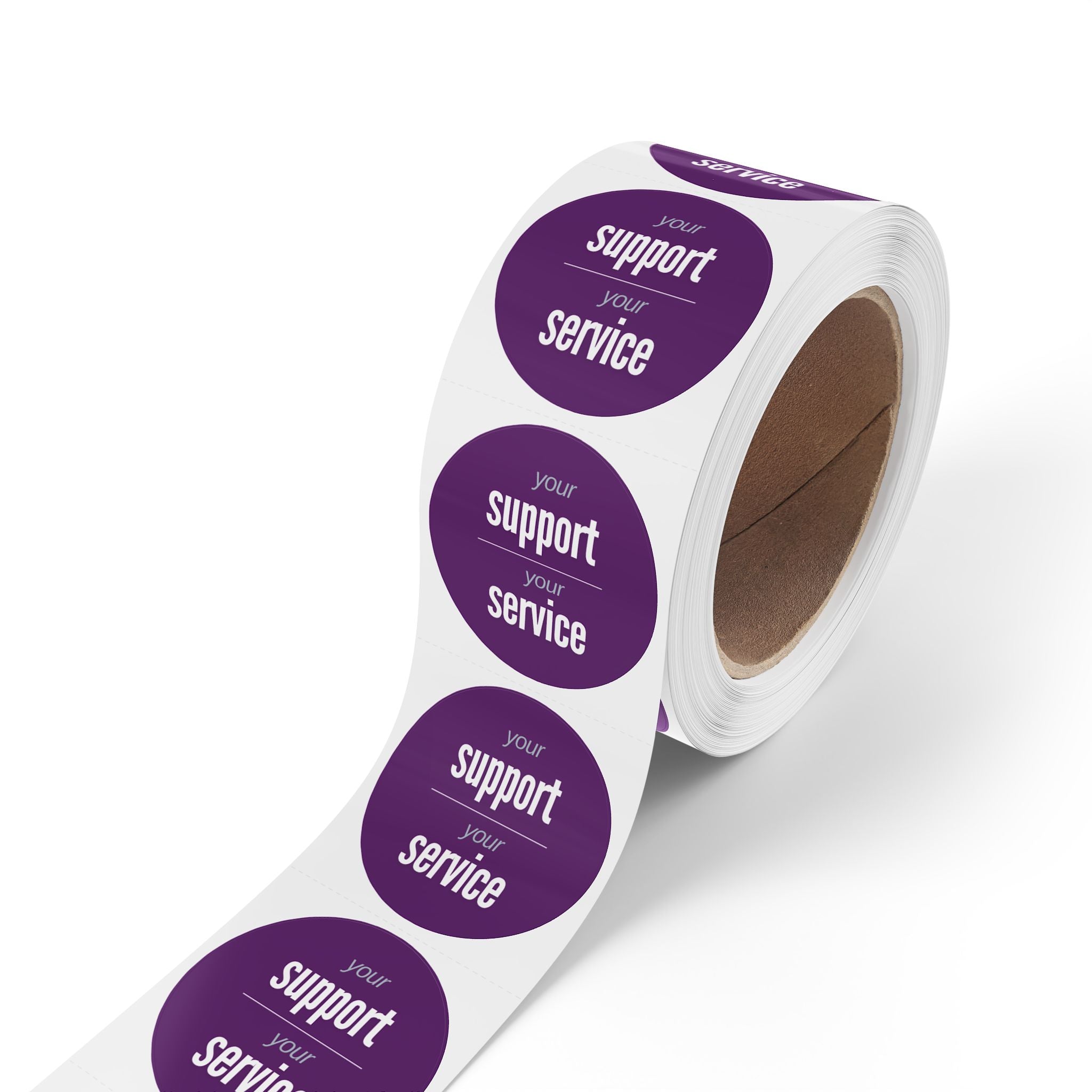 NDIS Provider Round Sticker Rolls for participants stationary - 2 sizes