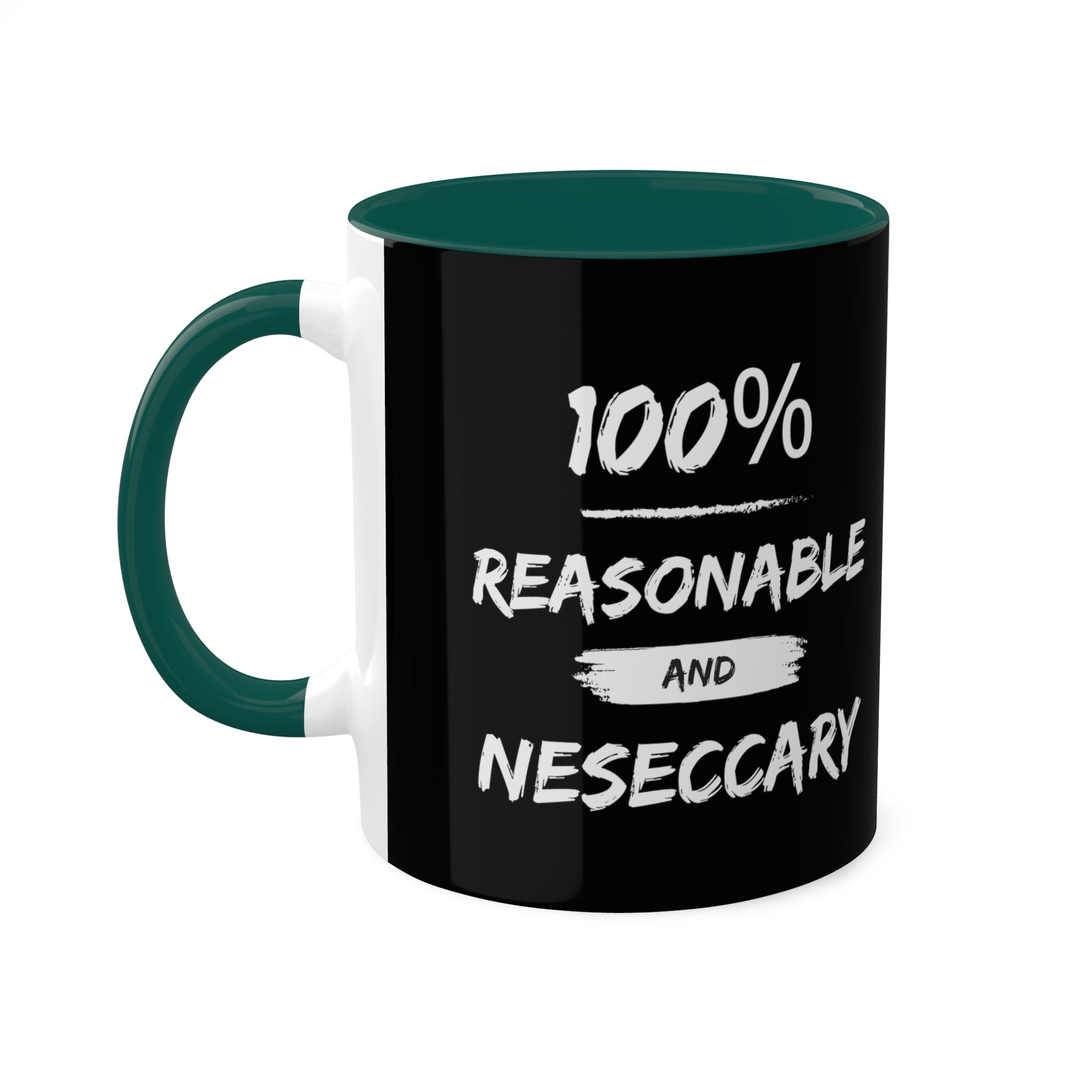 Reasonable & Necessary Colorful Mugs, 11oz - 12 colours