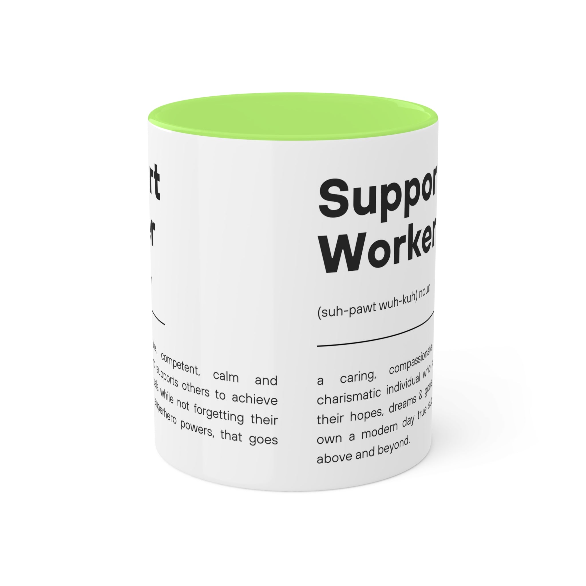 Support Worker Colorful Mugs, 11oz - 12 colours