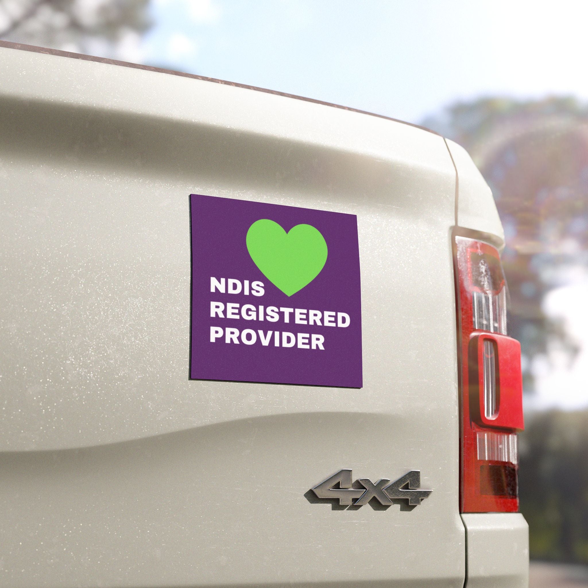 NDIS Provider Car Magnet - (12.7cm x 12.7cm)