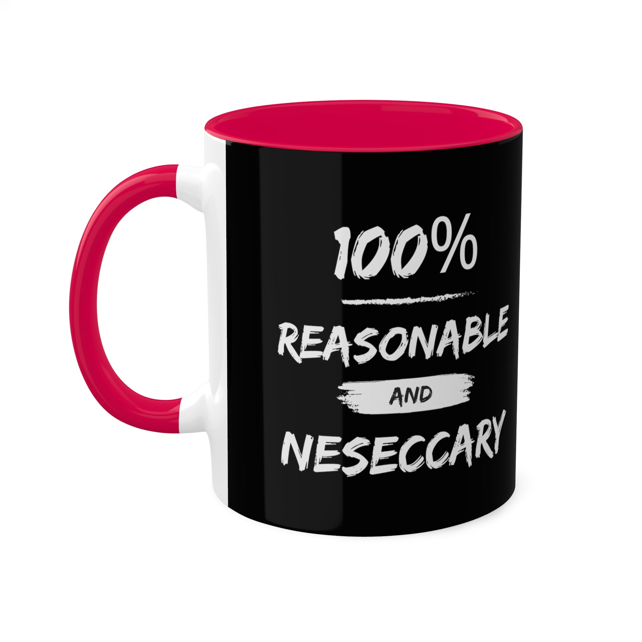 Reasonable & Necessary Colorful Mugs, 11oz - 12 colours