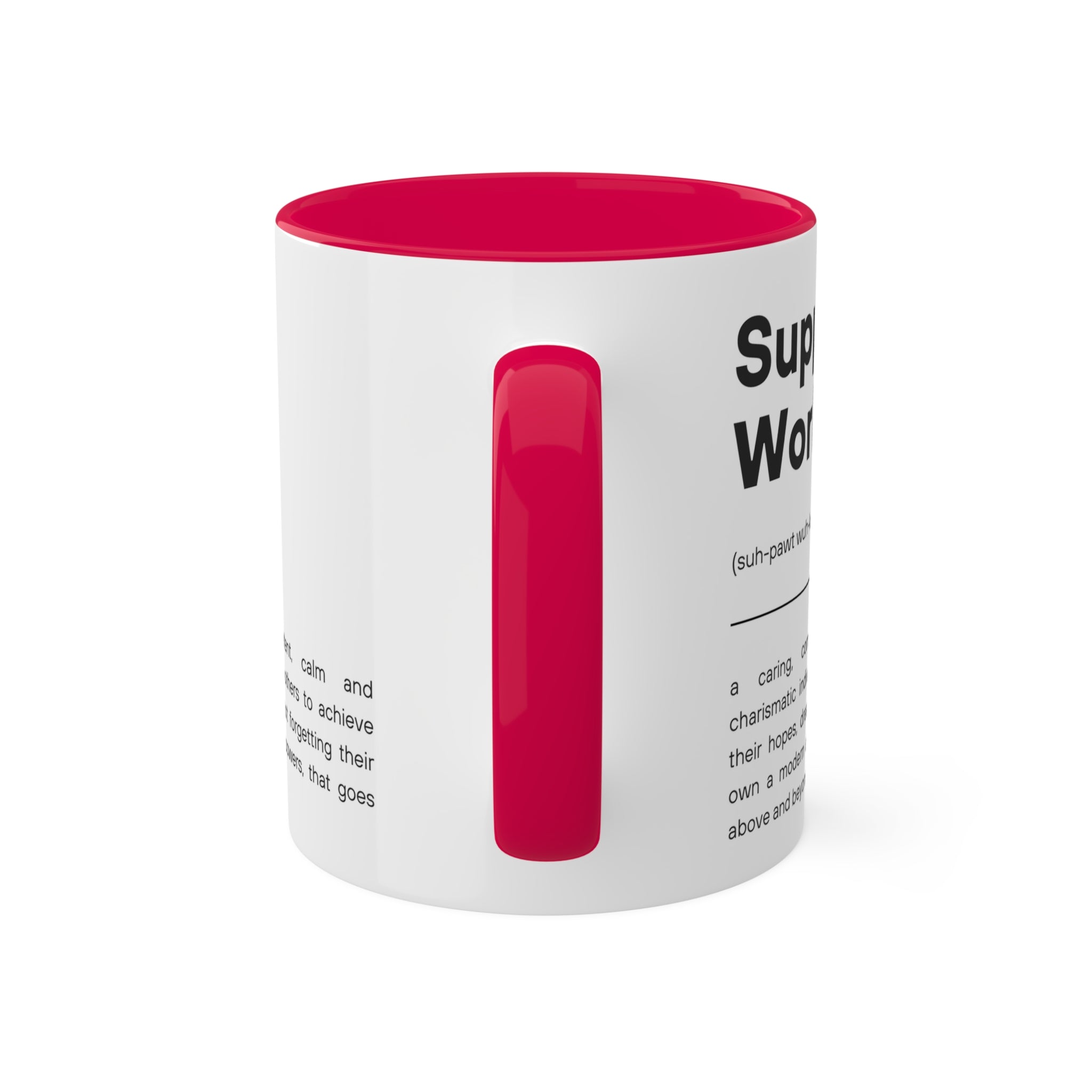 Support Worker Colorful Mugs, 11oz - 12 colours