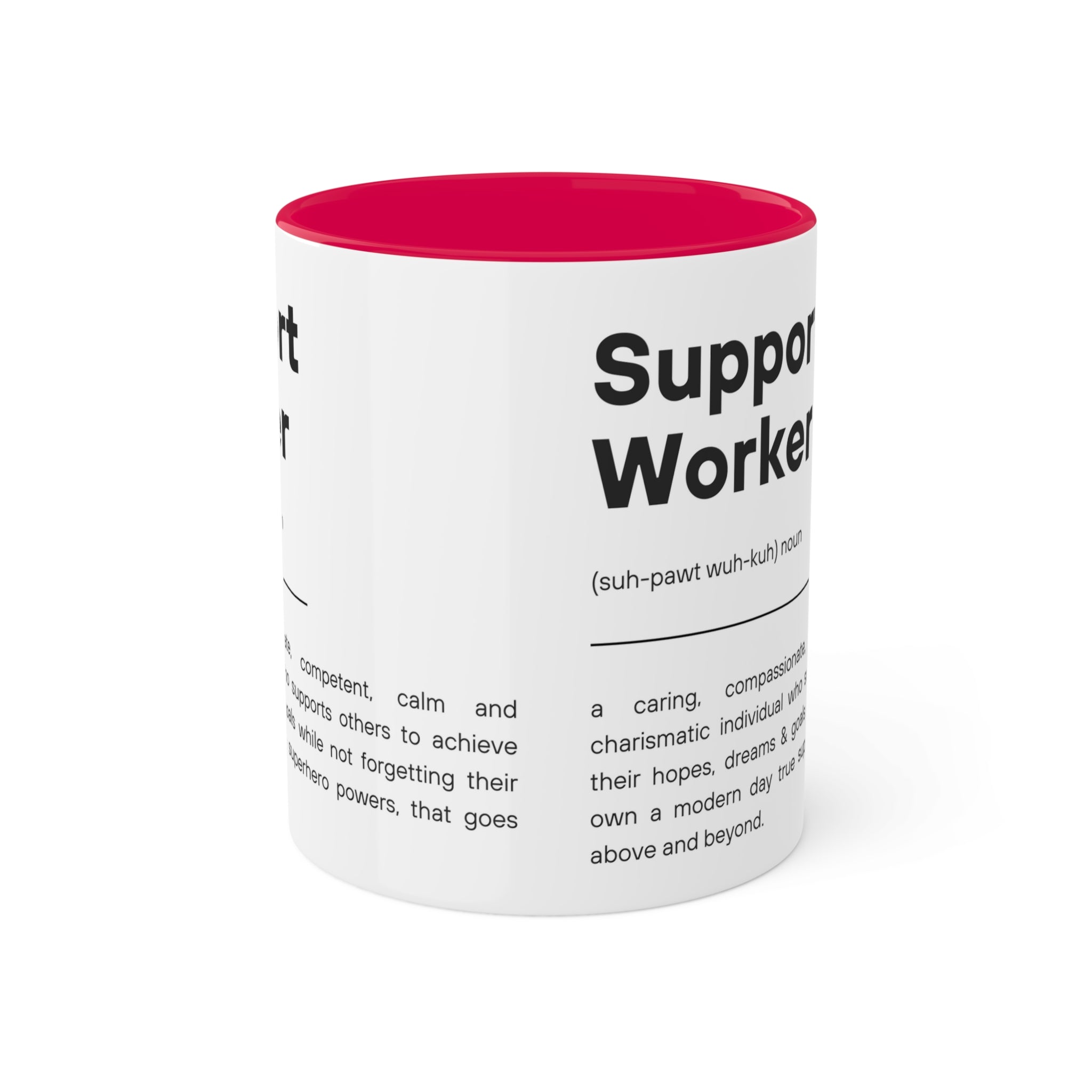 Support Worker Colorful Mugs, 11oz - 12 colours