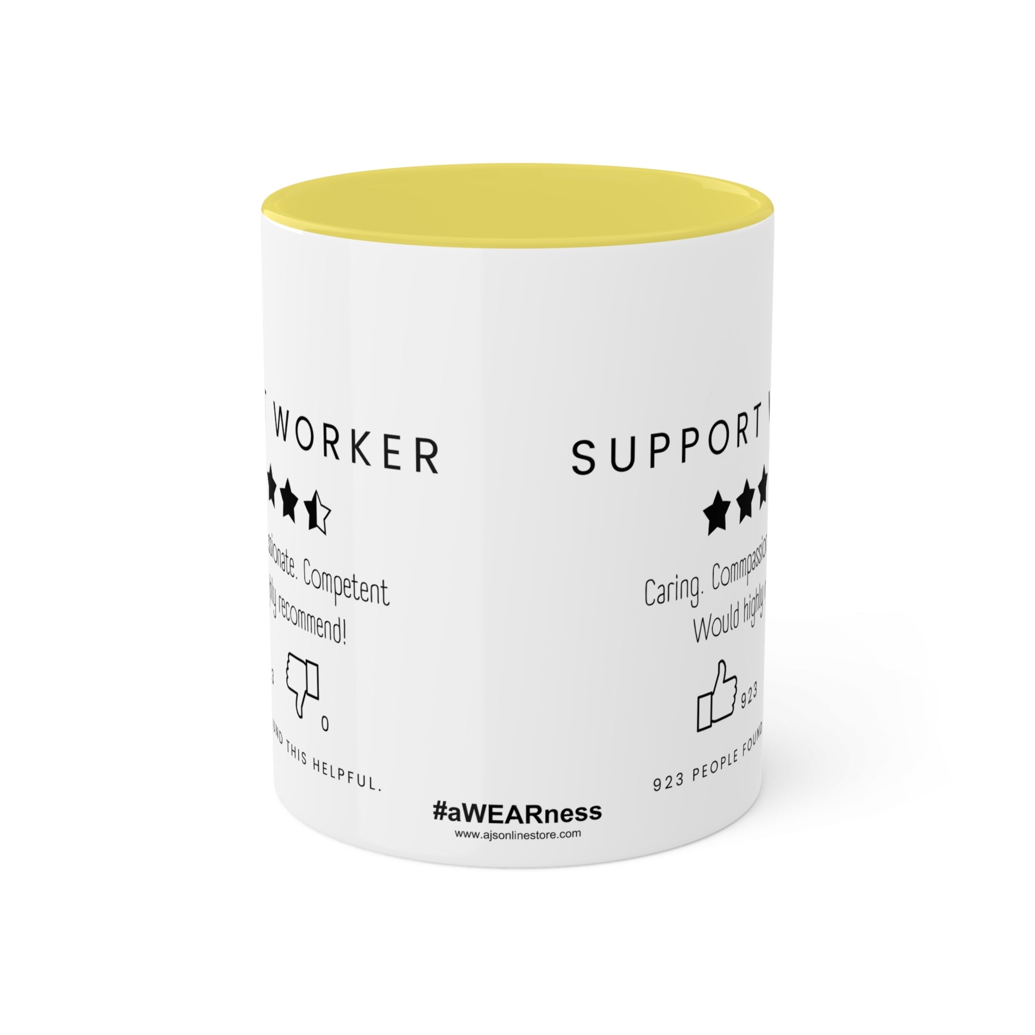 Support Worker Colorful Mugs, 11oz - 12 colours