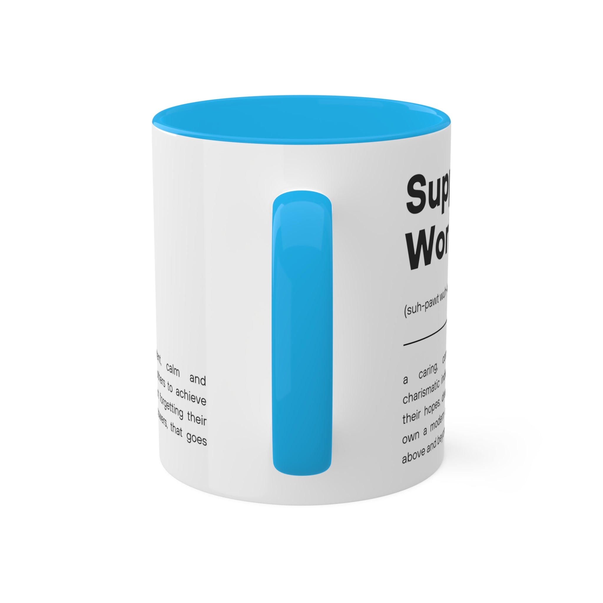 Support Worker Colorful Mugs, 11oz - 12 colours