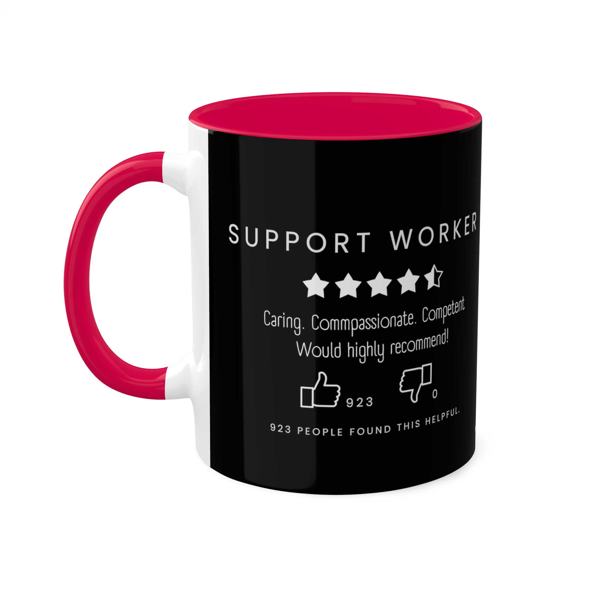 Support Worker Colorful Mugs, 11oz - 12 colours