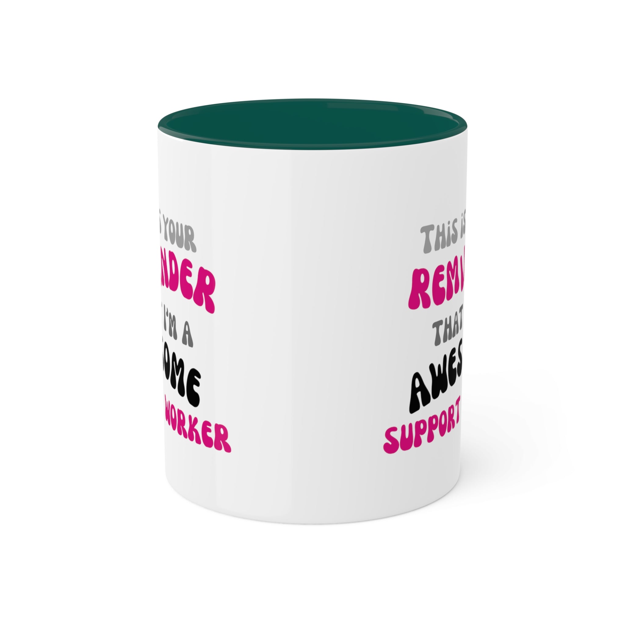 Awesome Reminder Colorful Mugs, 11oz - 12 colours