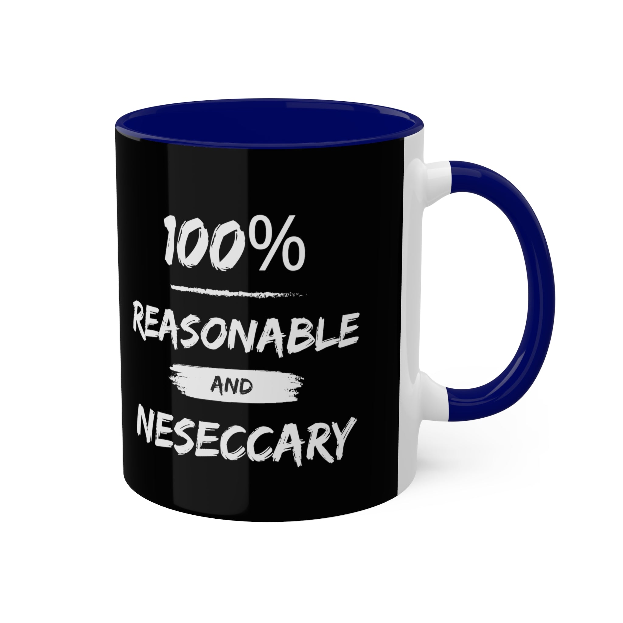 Reasonable & Necessary Colorful Mugs, 11oz - 12 colours