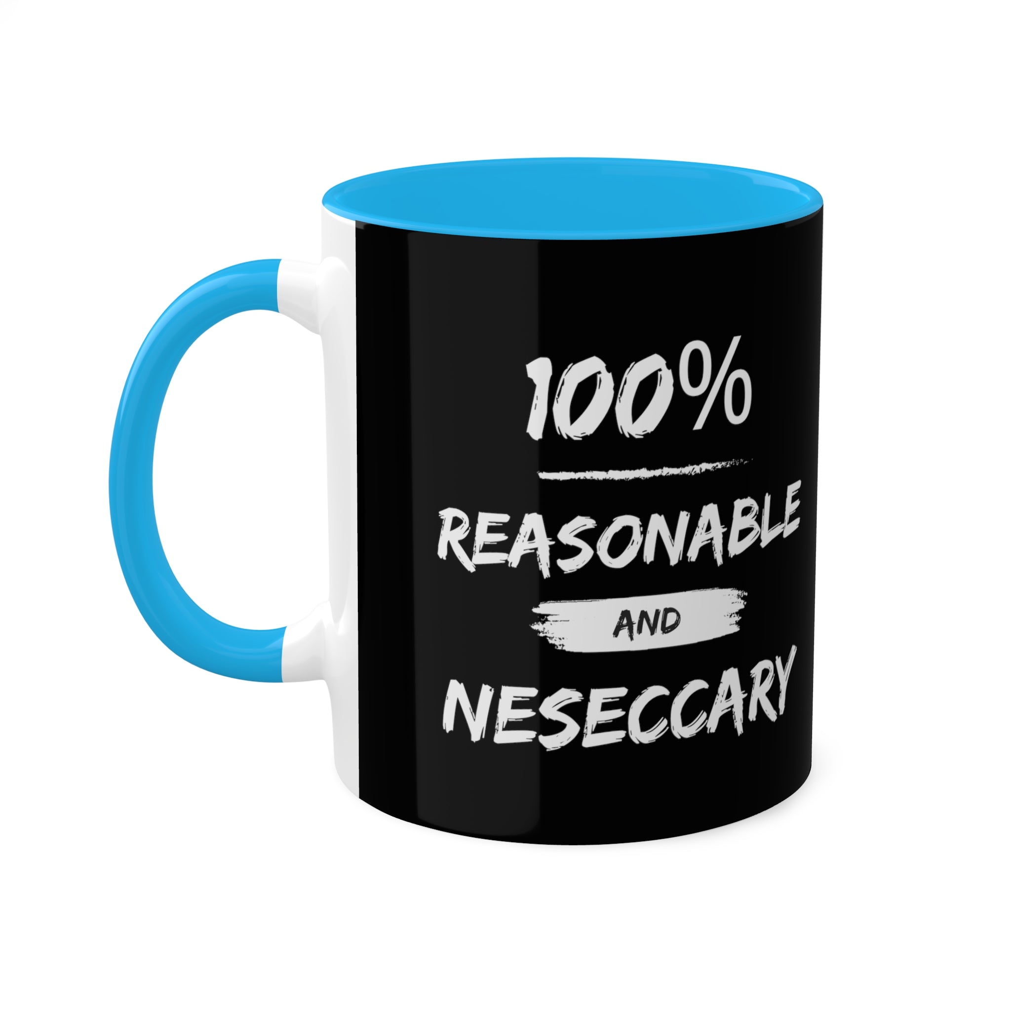 Reasonable & Necessary Colorful Mugs, 11oz - 12 colours