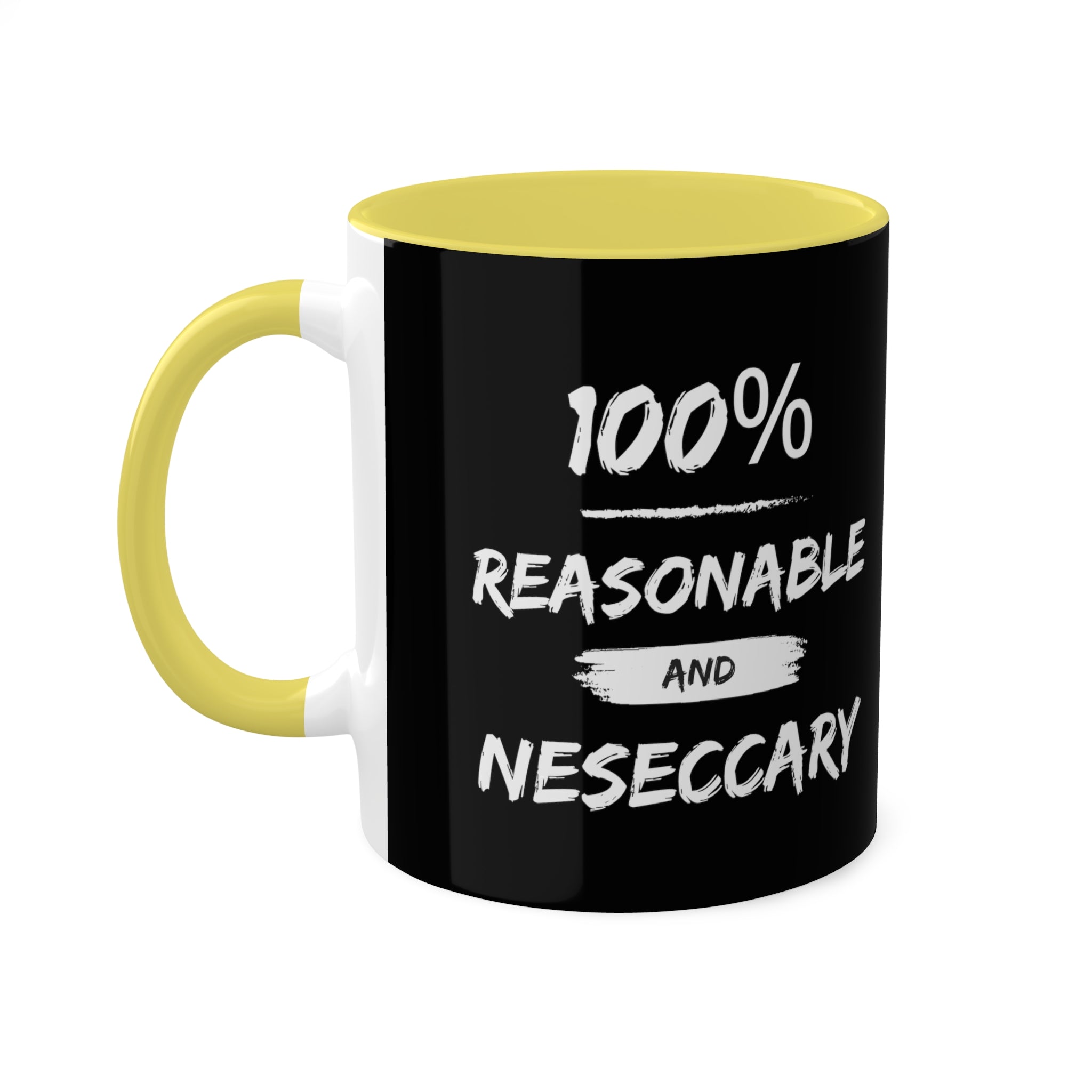 Reasonable & Necessary Colorful Mugs, 11oz - 12 colours