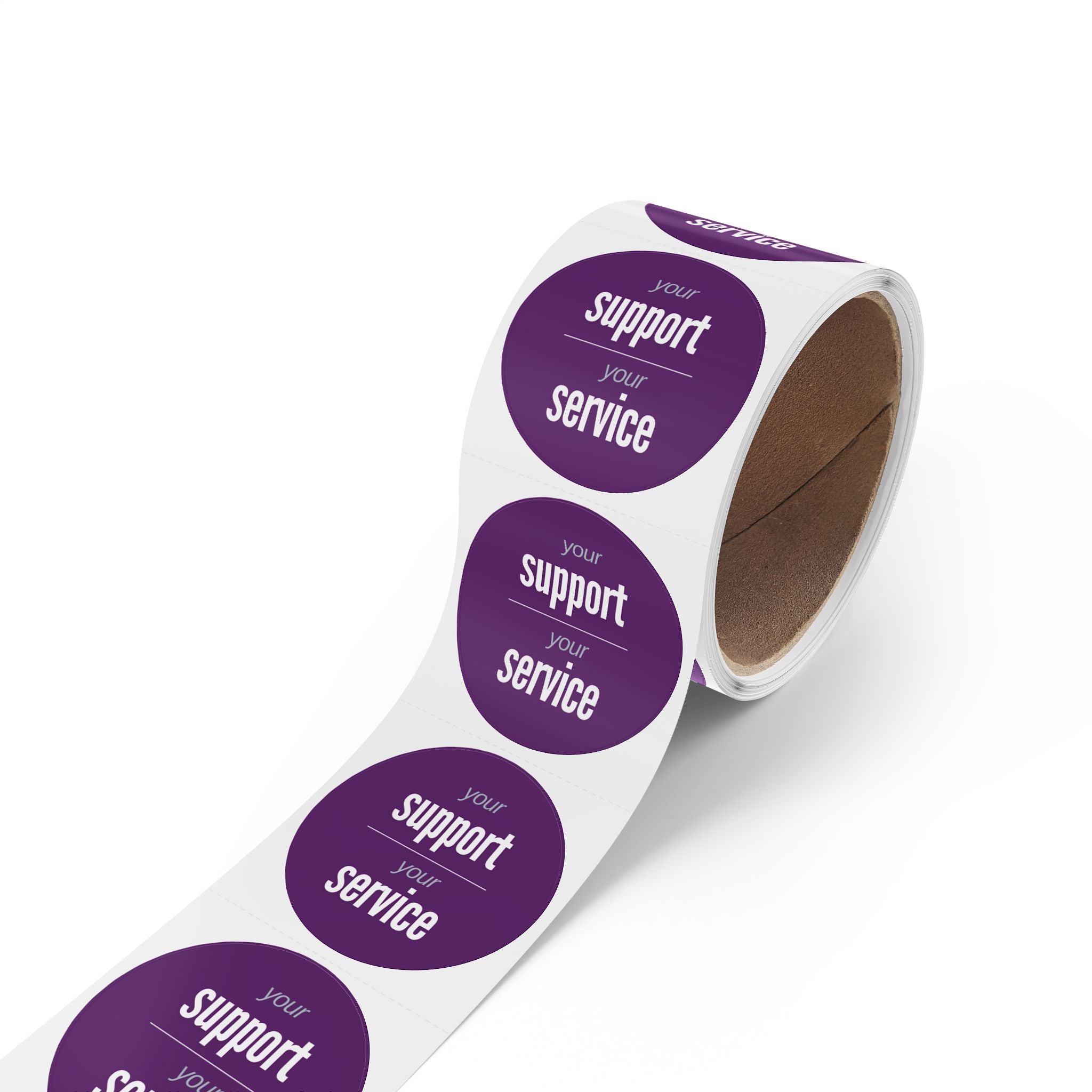 NDIS Provider Round Sticker Rolls for participants stationary - 2 sizes