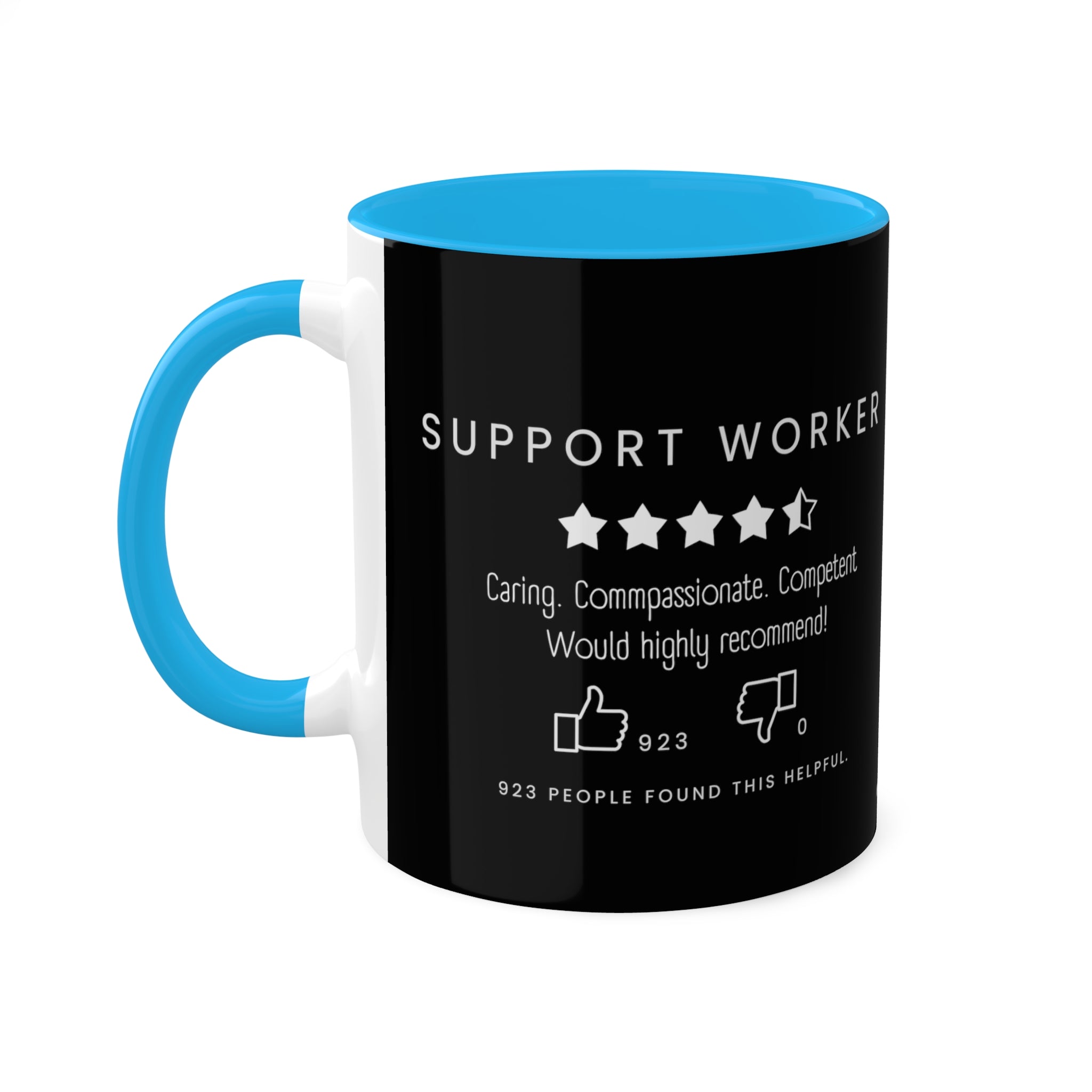 Support Worker Colorful Mugs, 11oz - 12 colours