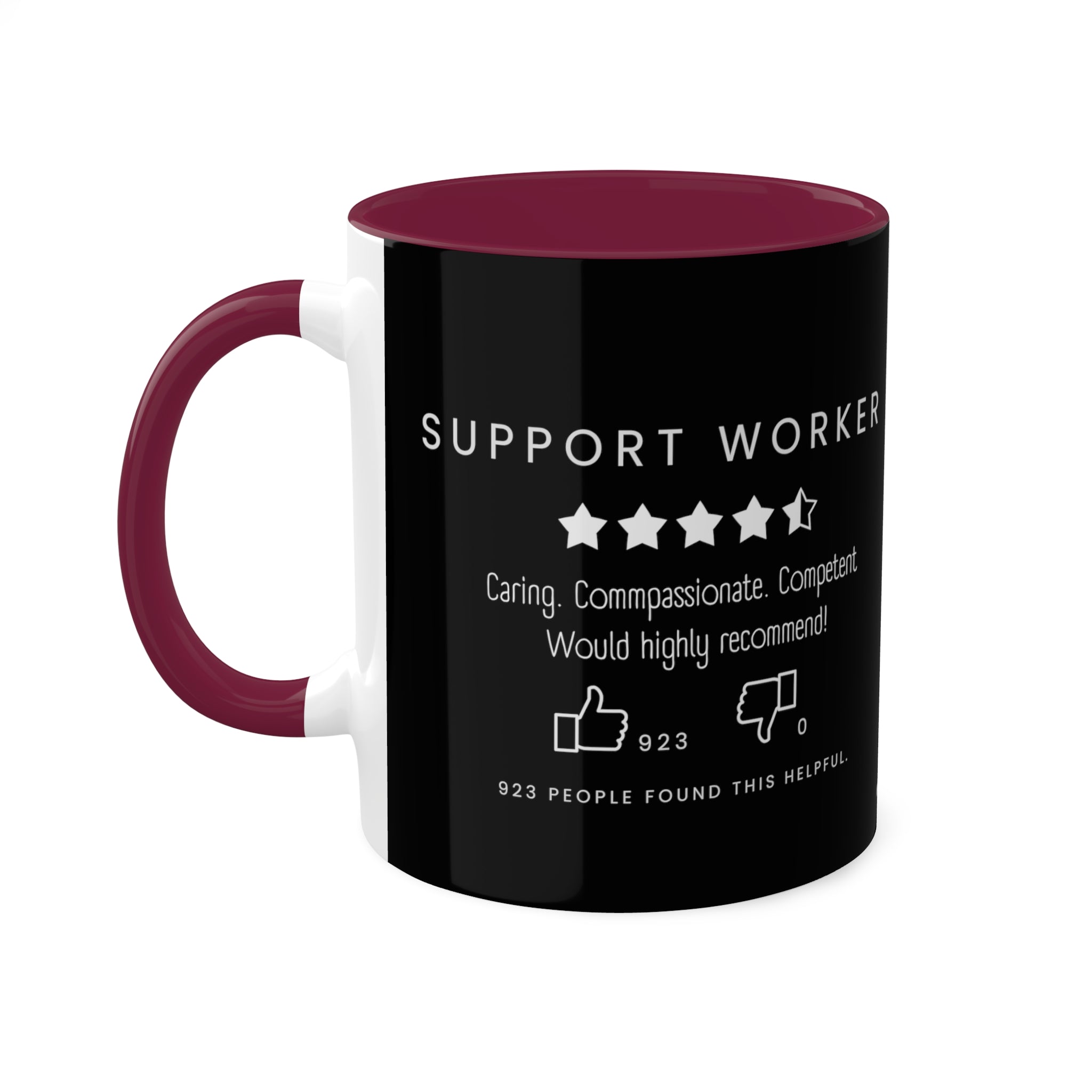 Support Worker Colorful Mugs, 11oz - 12 colours