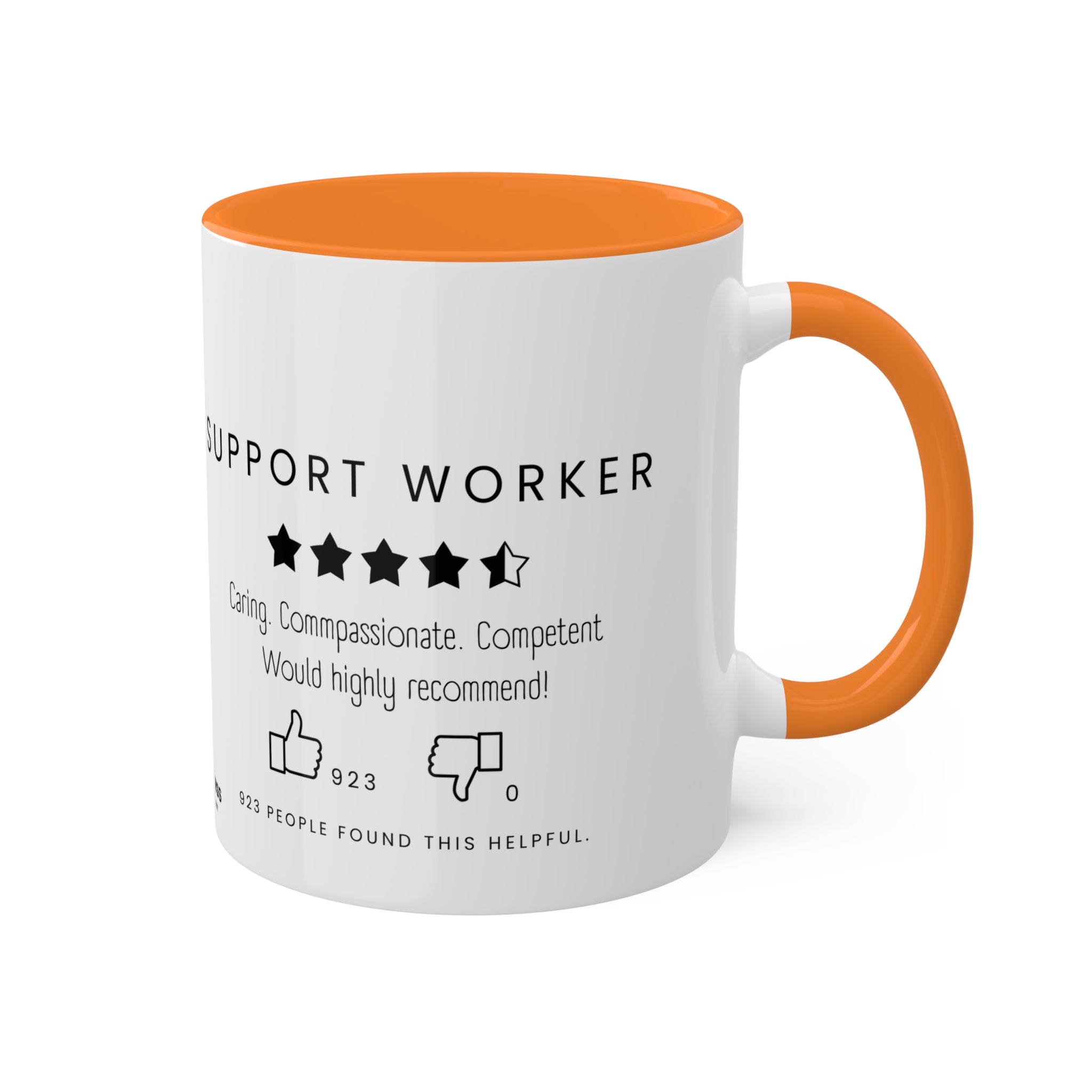 Support Worker Colorful Mugs, 11oz - 12 colours