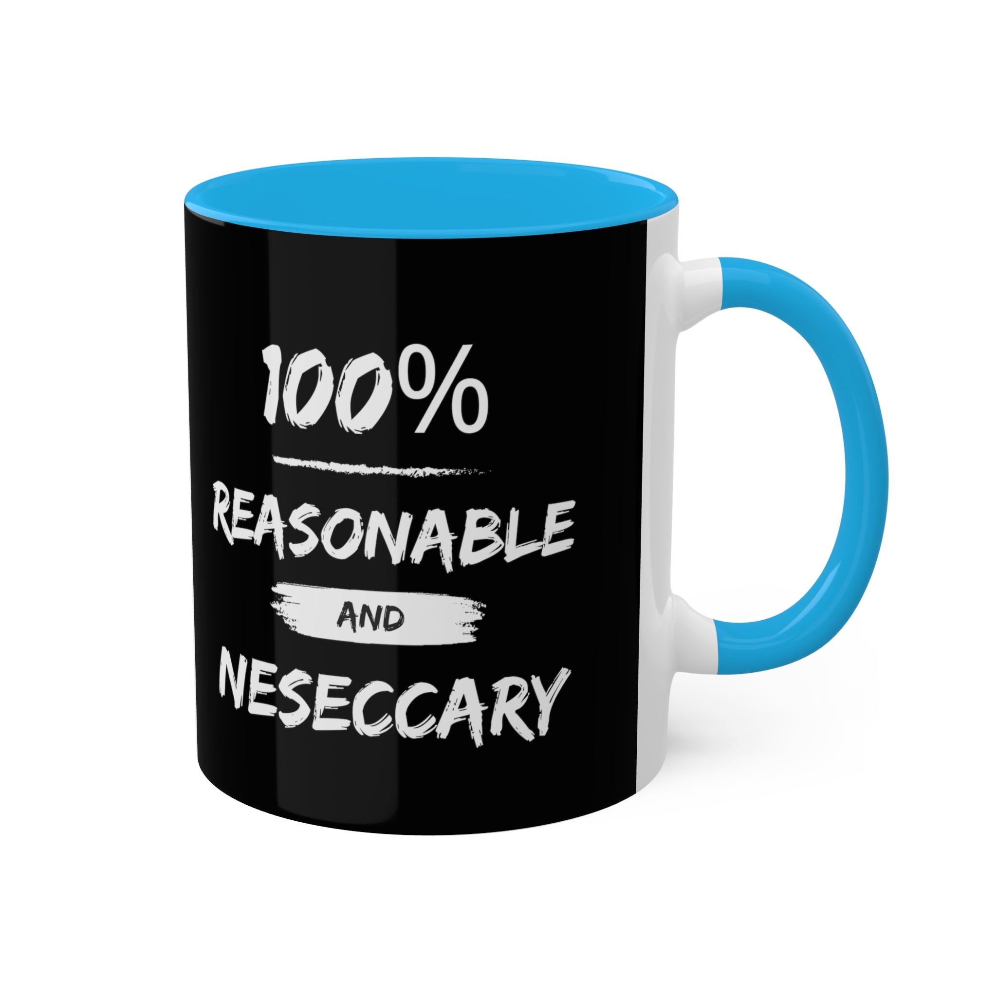 Reasonable & Necessary Colorful Mugs, 11oz - 12 colours