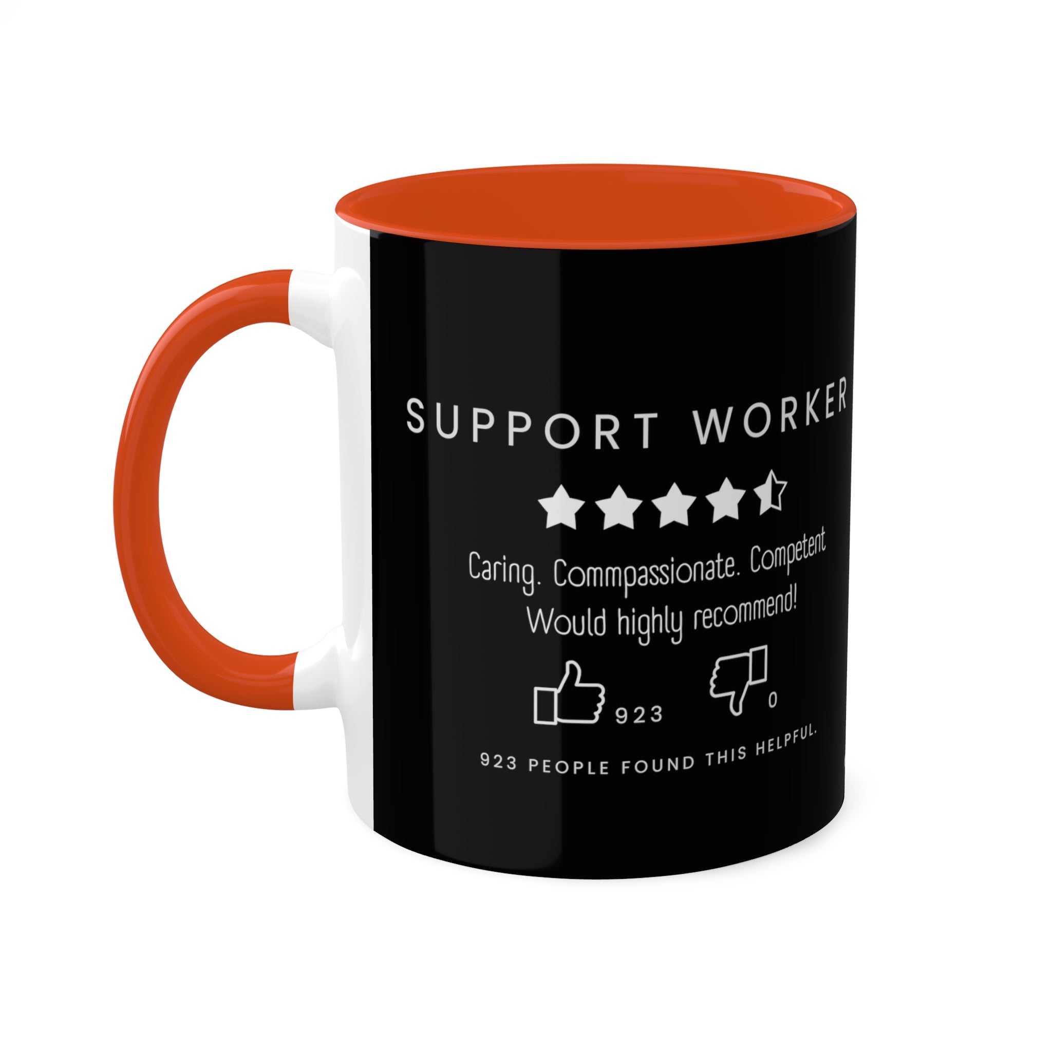 Support Worker Colorful Mugs, 11oz - 12 colours