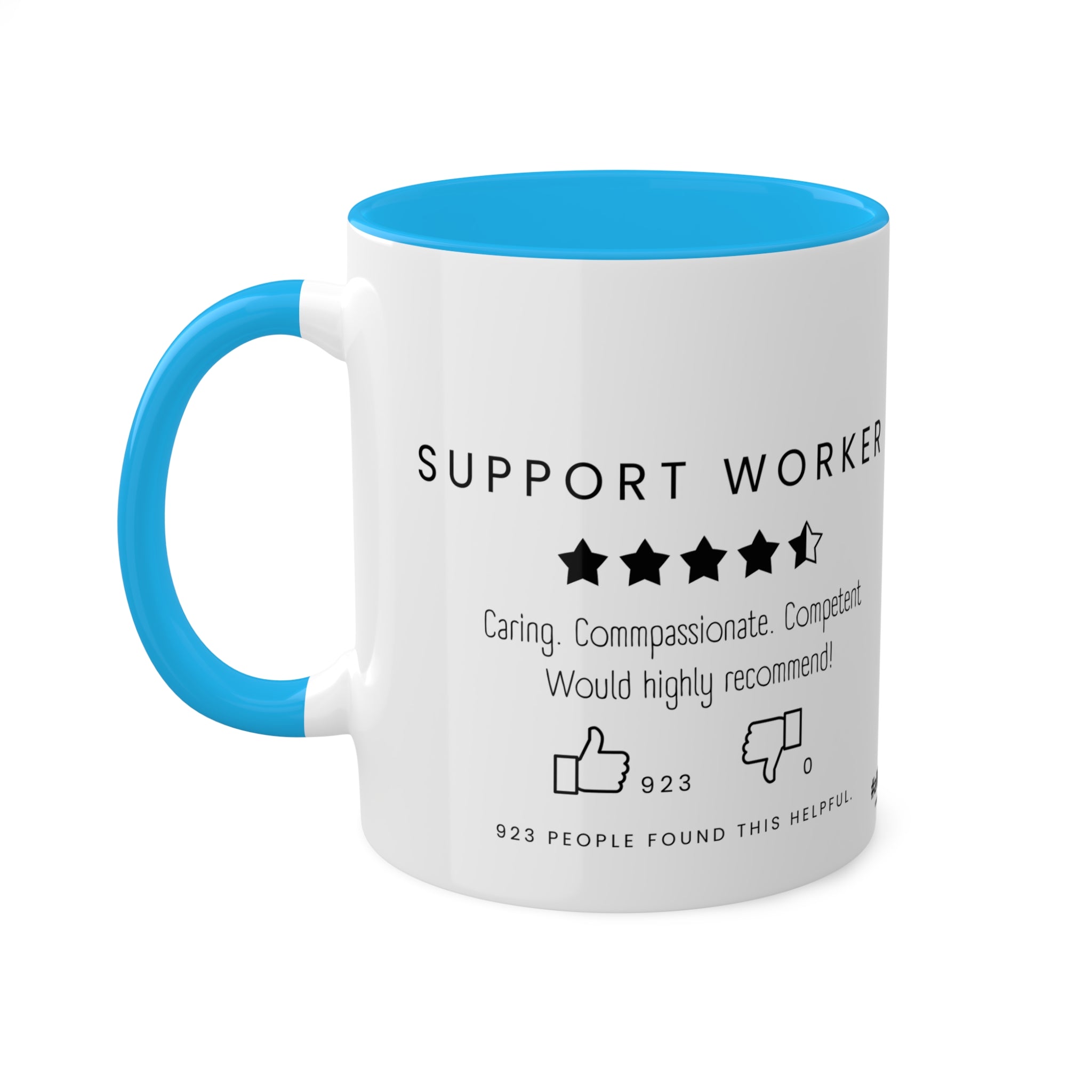 Support Worker Colorful Mugs, 11oz - 12 colours