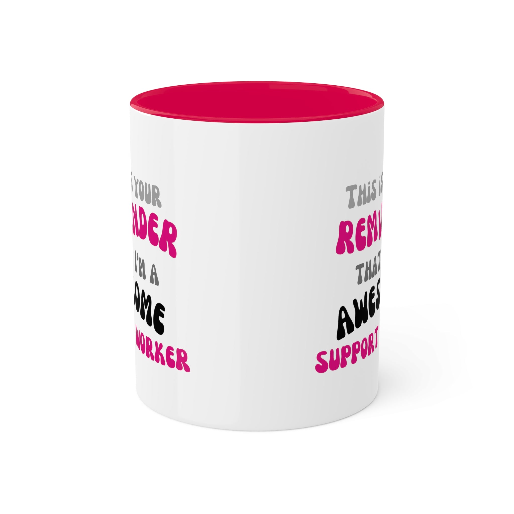 Awesome Reminder Colorful Mugs, 11oz - 12 colours