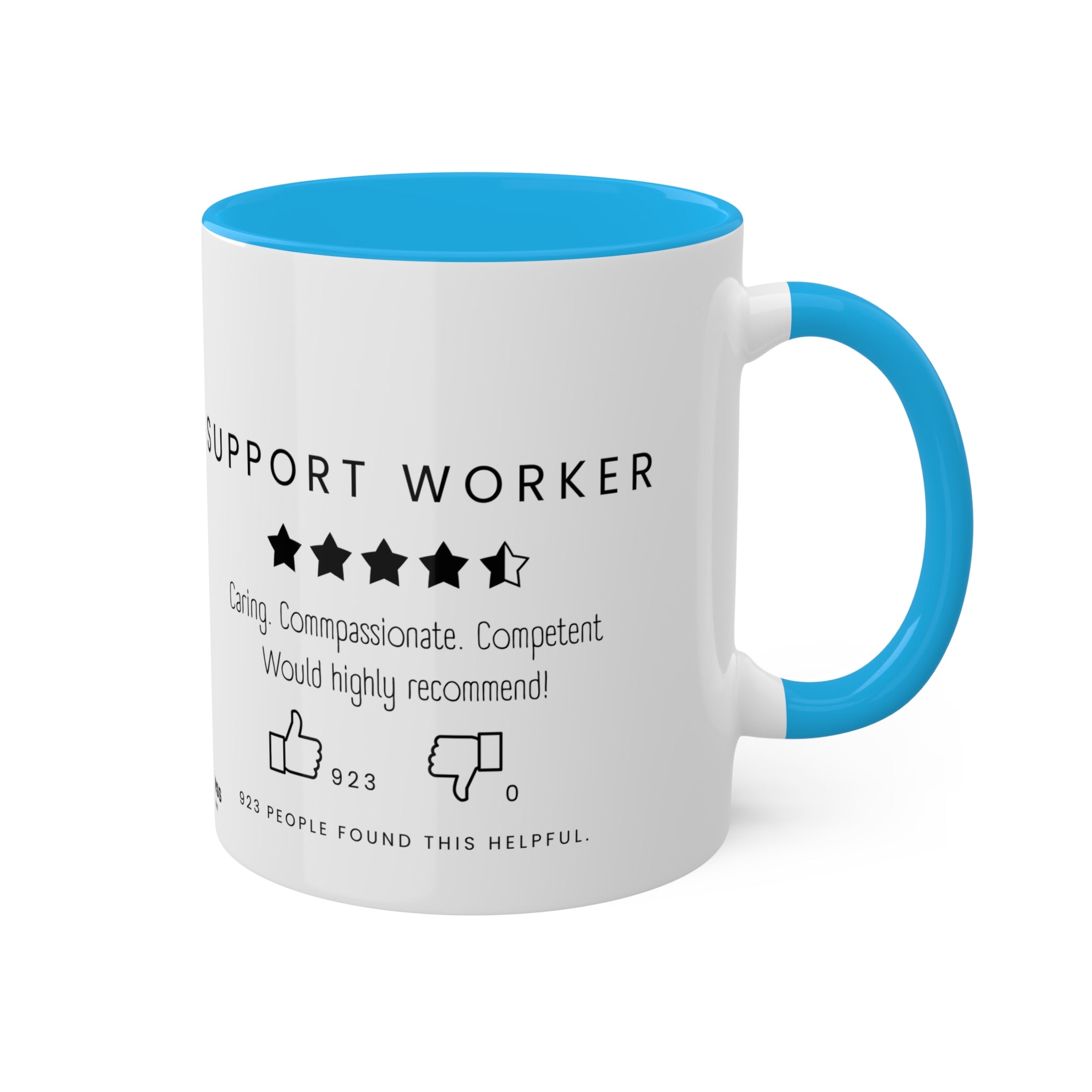 Support Worker Colorful Mugs, 11oz - 12 colours