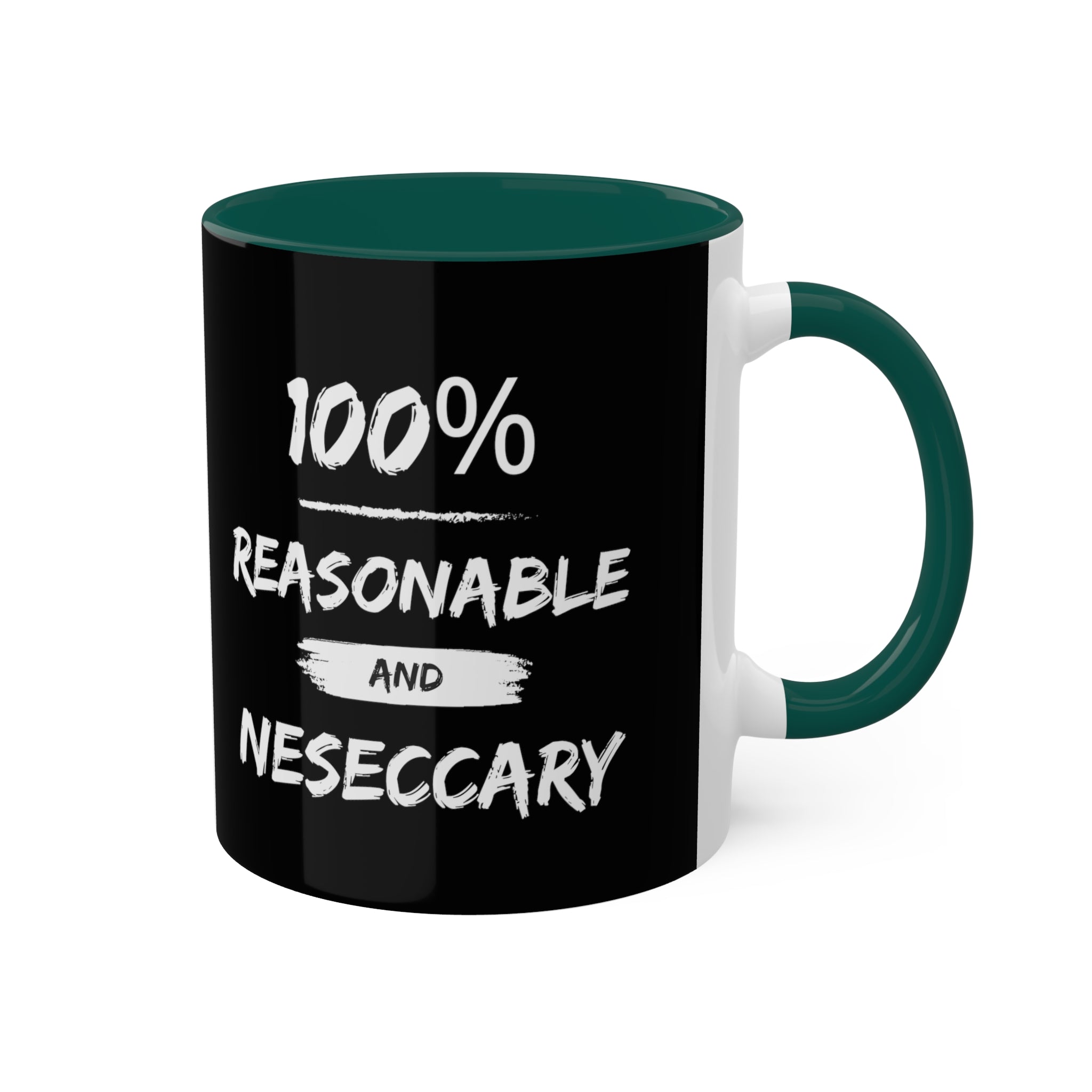 Reasonable & Necessary Colorful Mugs, 11oz - 12 colours