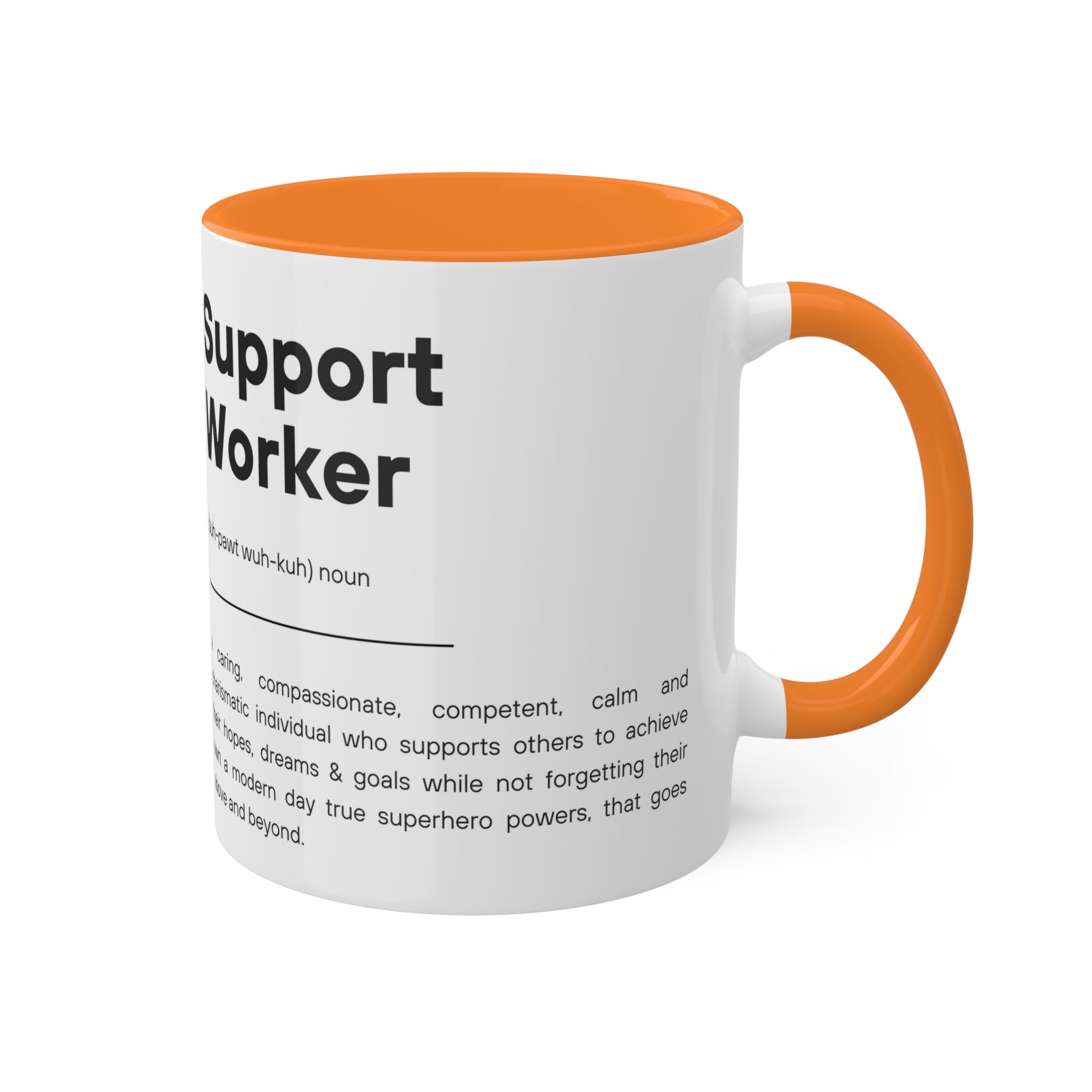 Support Worker Colorful Mugs, 11oz - 12 colours