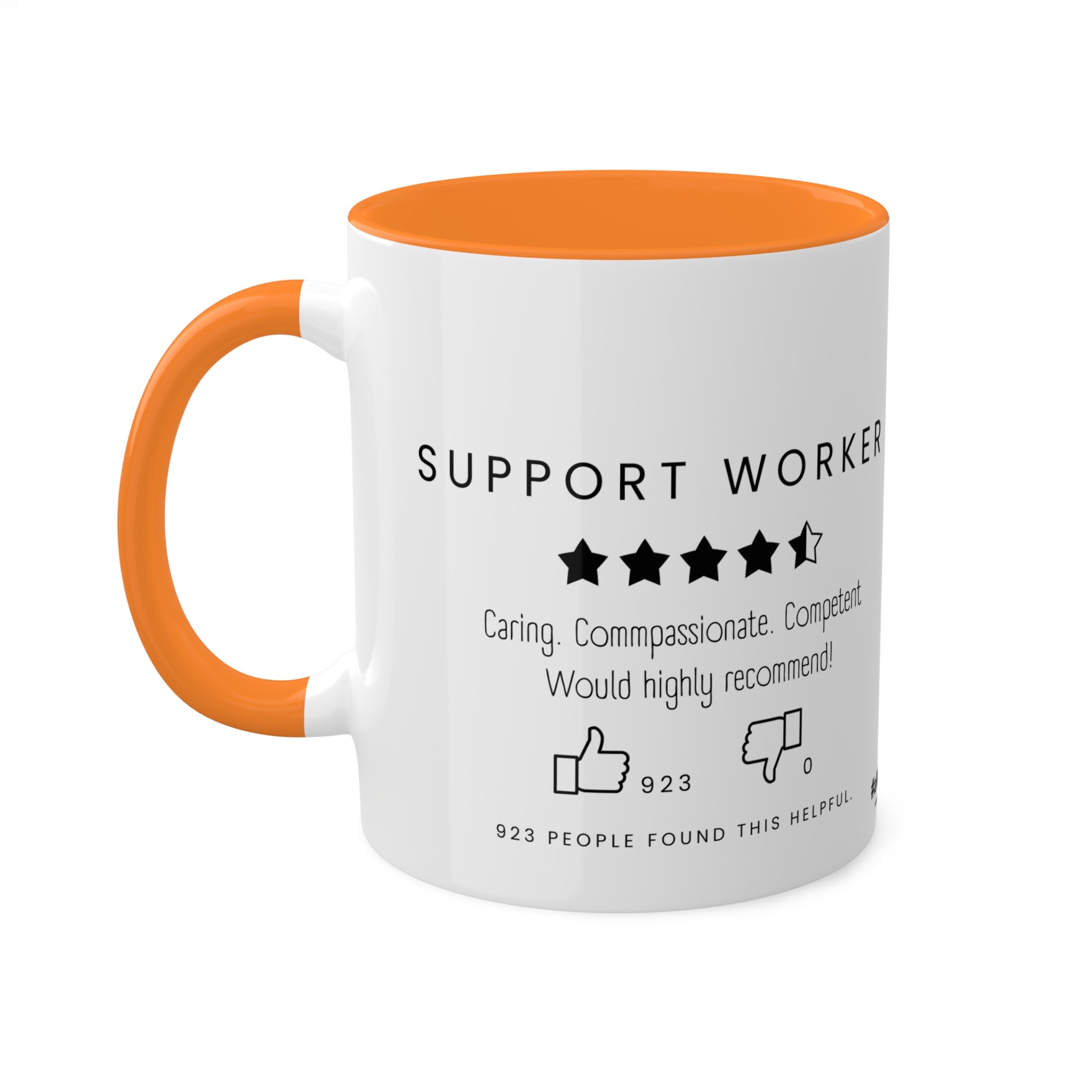 Support Worker Colorful Mugs, 11oz - 12 colours