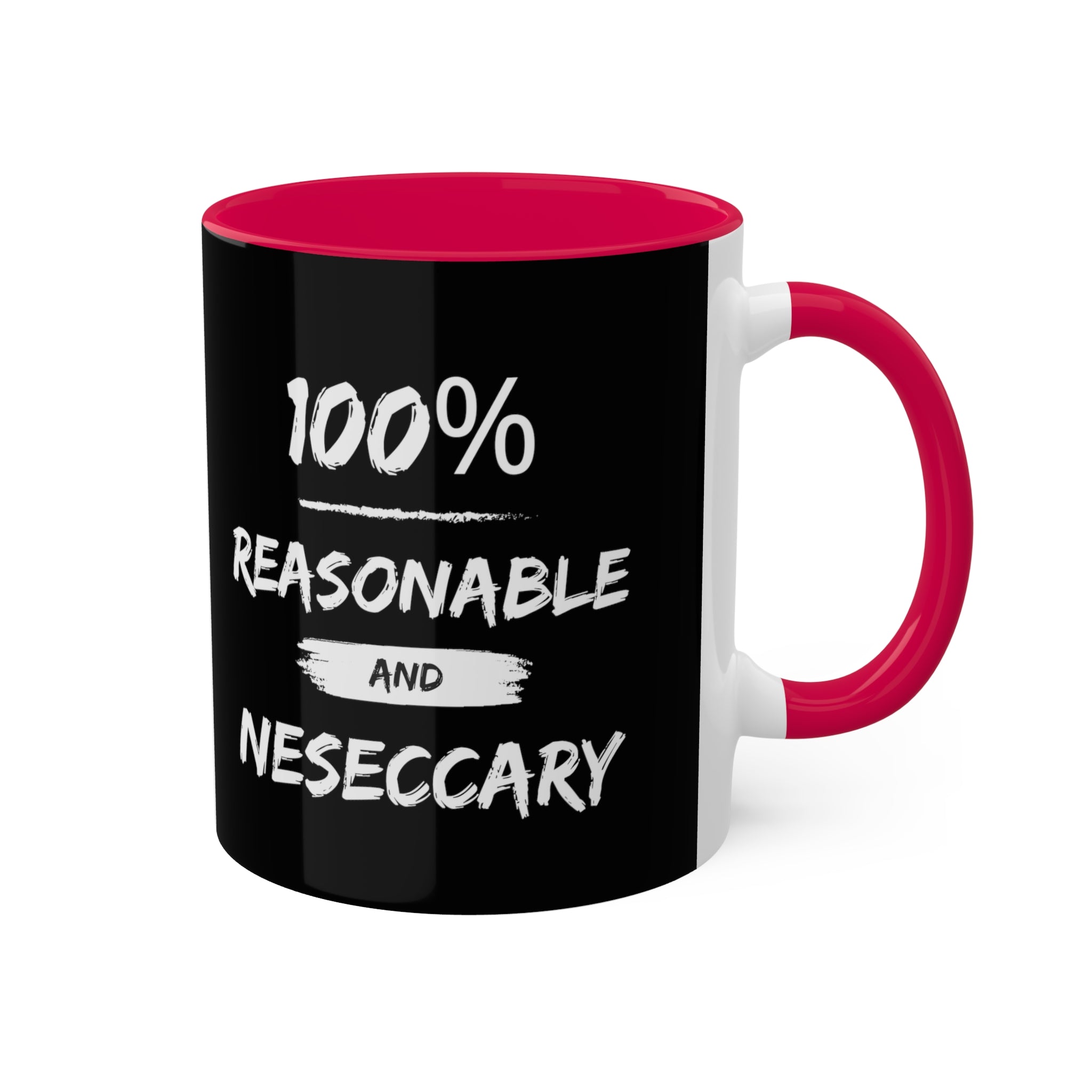 Reasonable & Necessary Colorful Mugs, 11oz - 12 colours