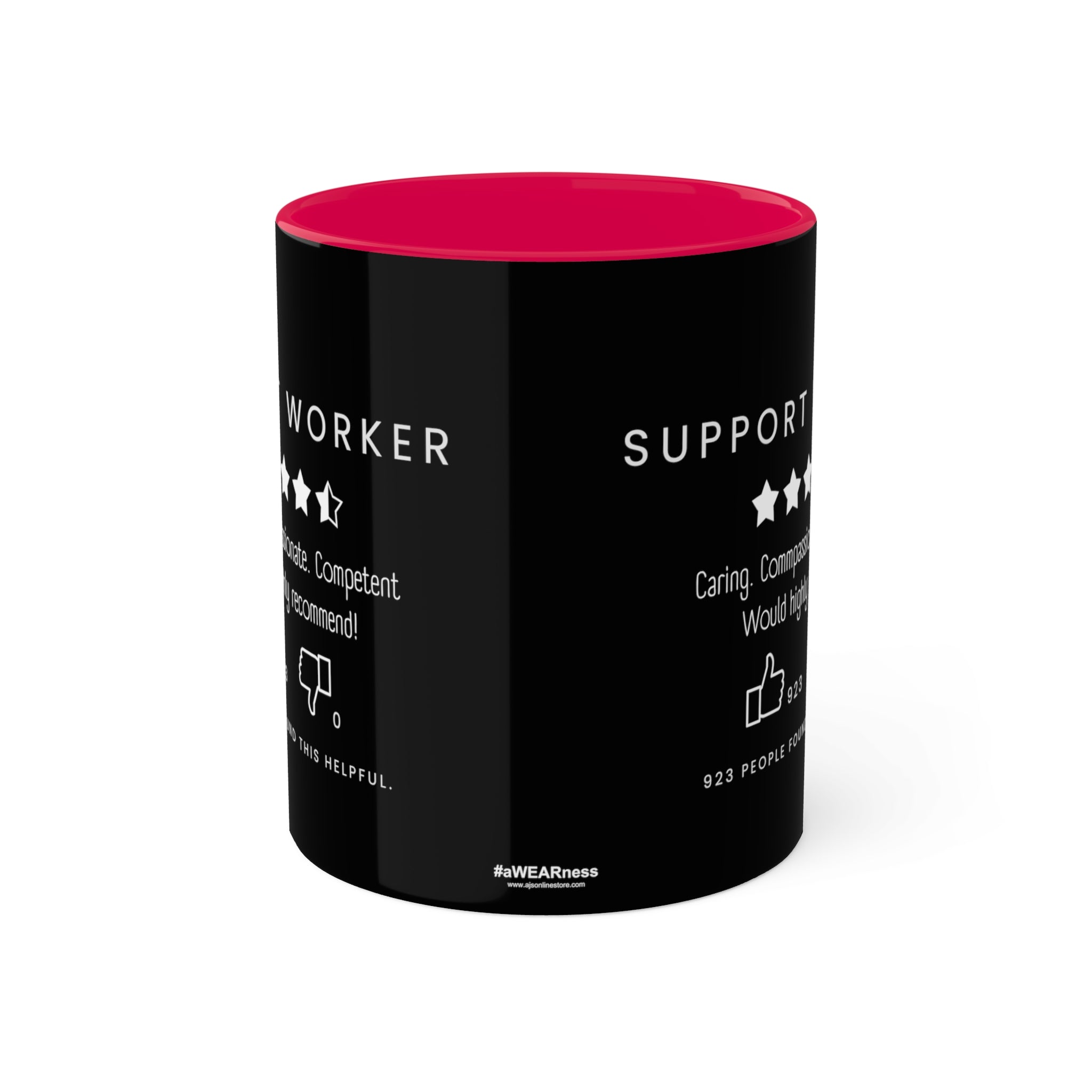 Support Worker Colorful Mugs, 11oz - 12 colours