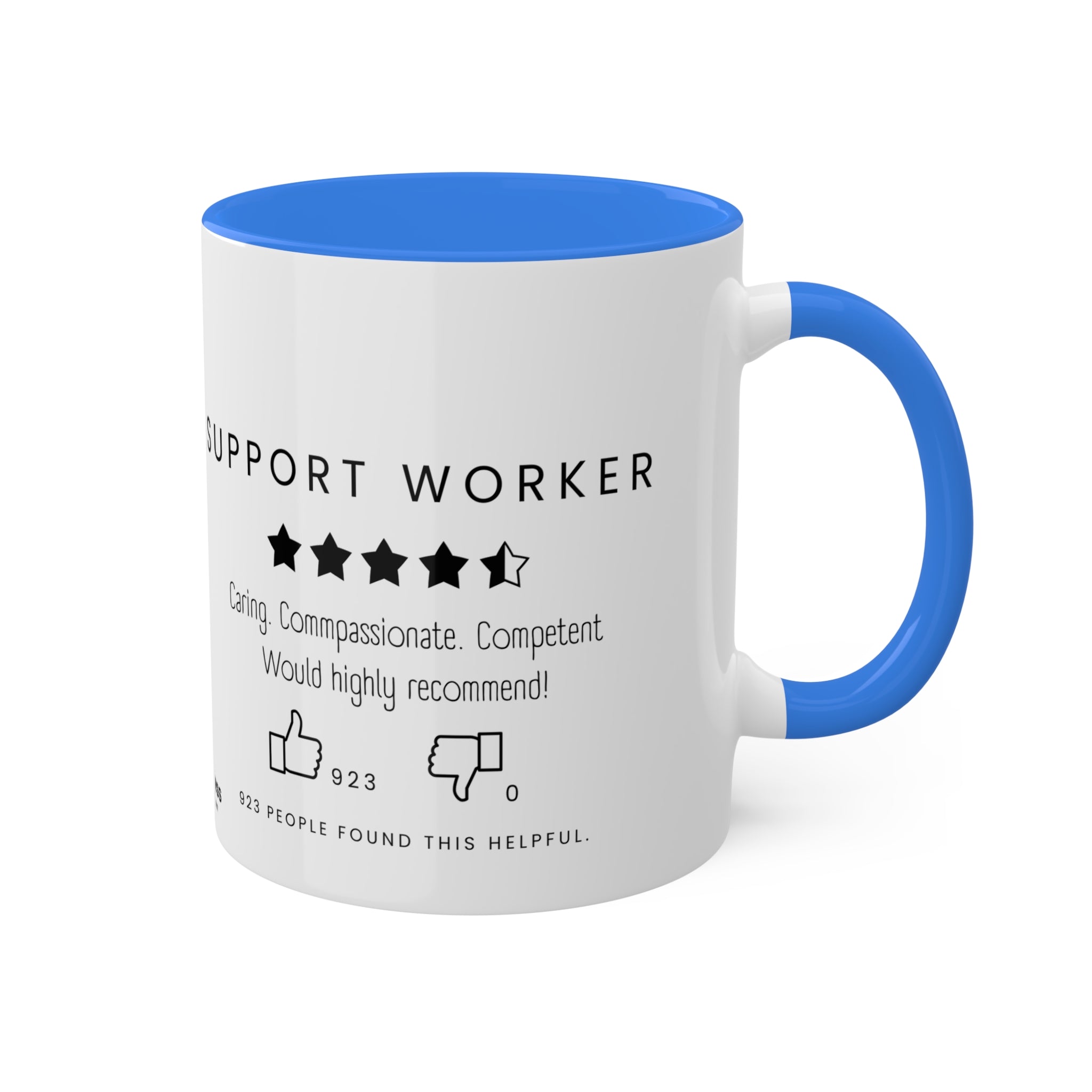 Support Worker Colorful Mugs, 11oz - 12 colours