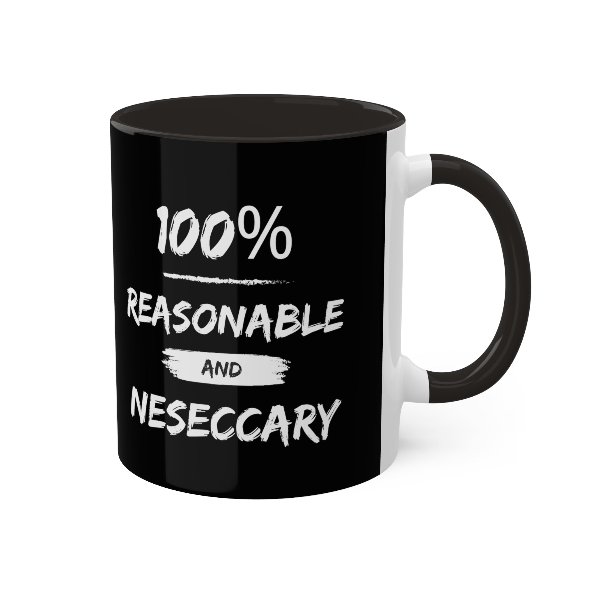 Reasonable & Necessary Colorful Mugs, 11oz - 12 colours