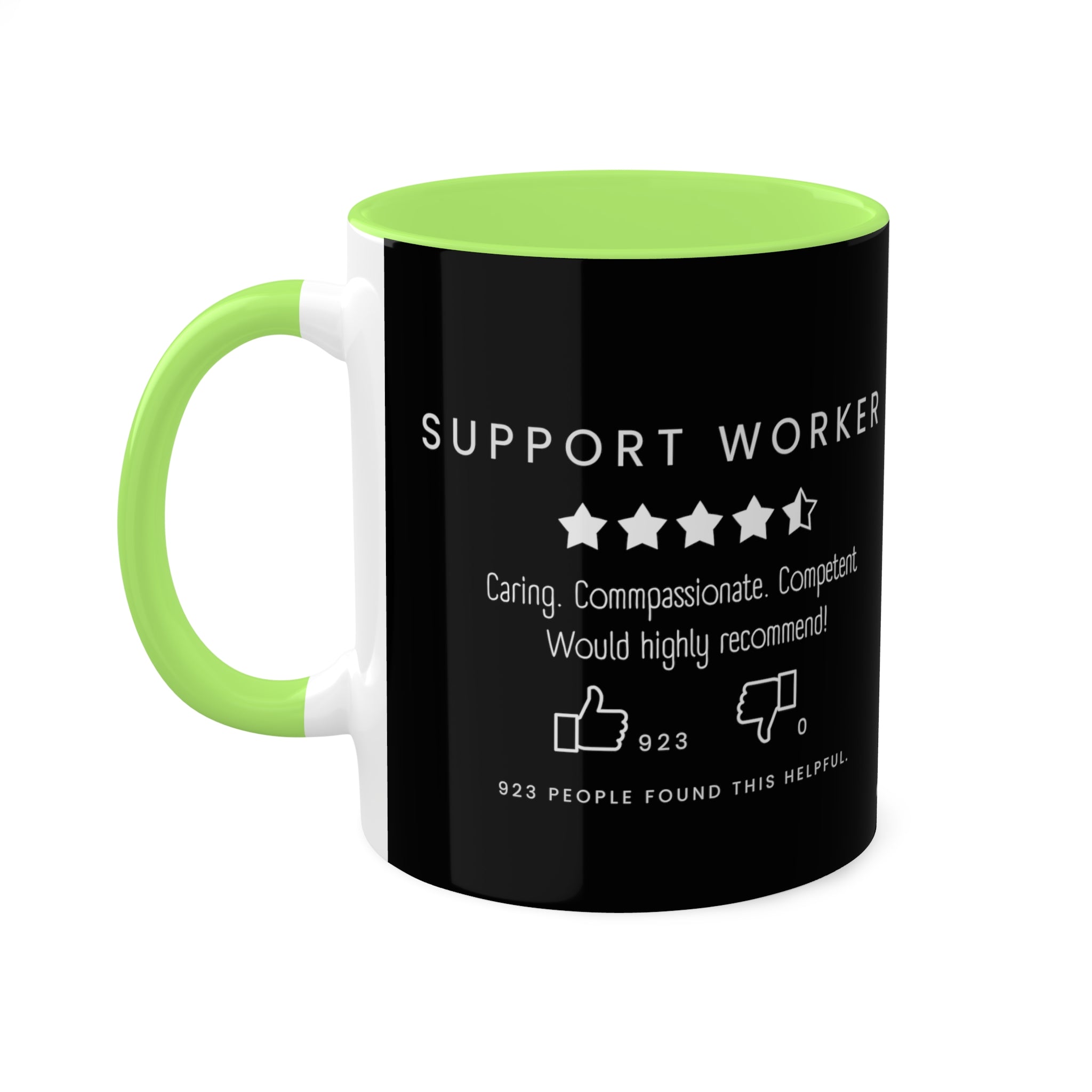 Support Worker Colorful Mugs, 11oz - 12 colours