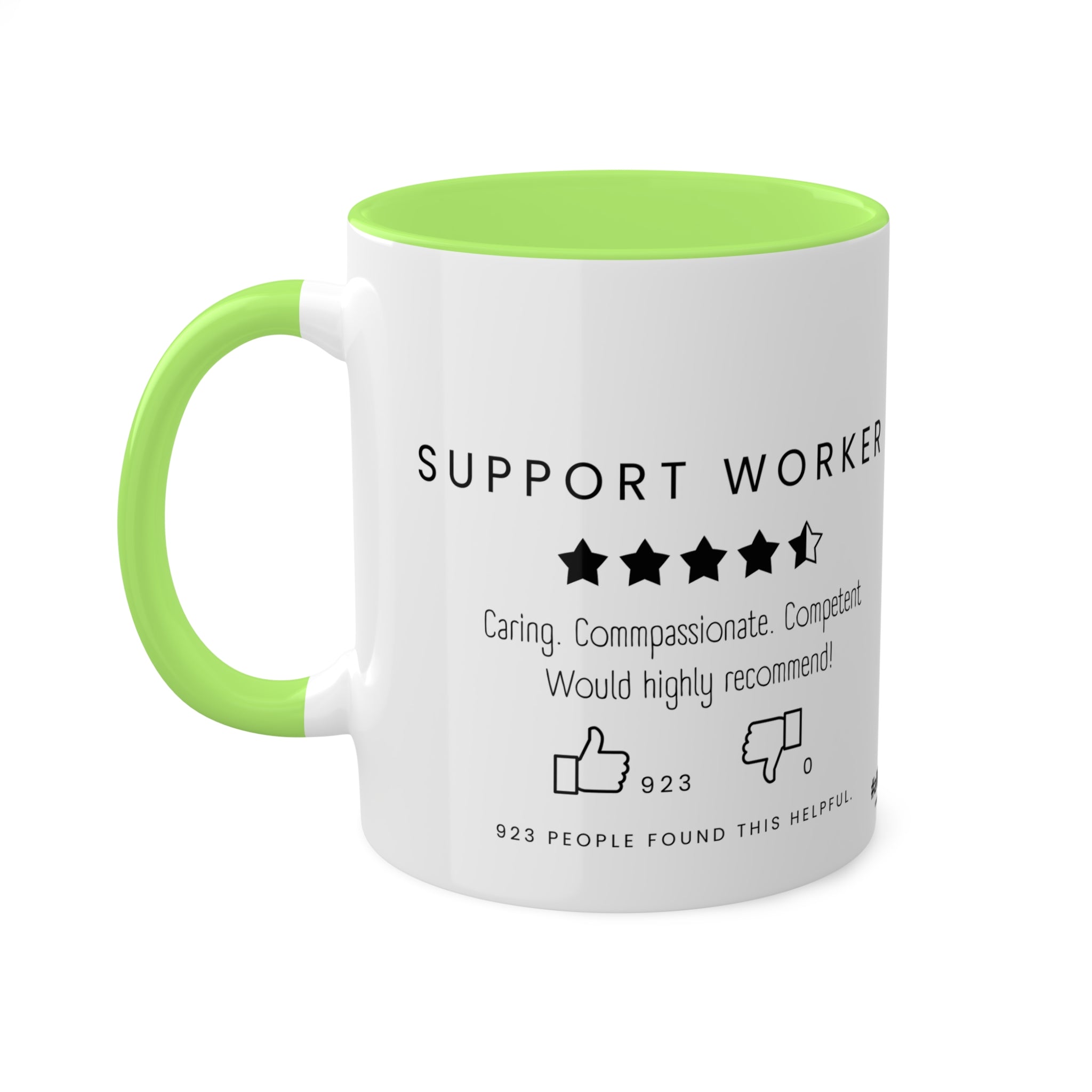 Support Worker Colorful Mugs, 11oz - 12 colours