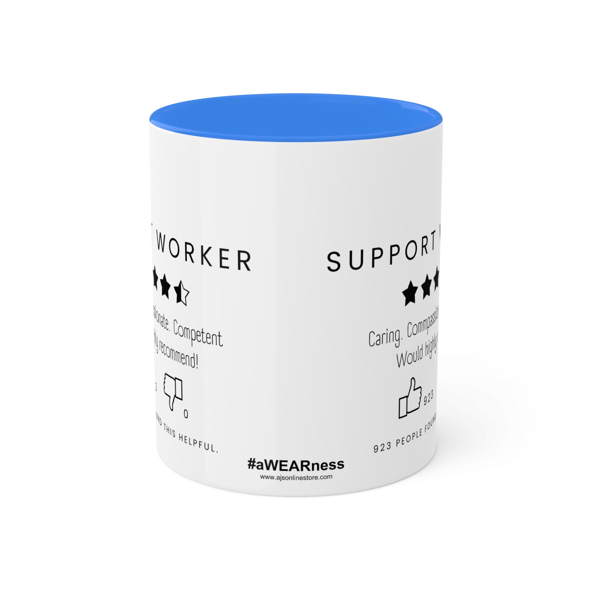 Support Worker Colorful Mugs, 11oz - 12 colours