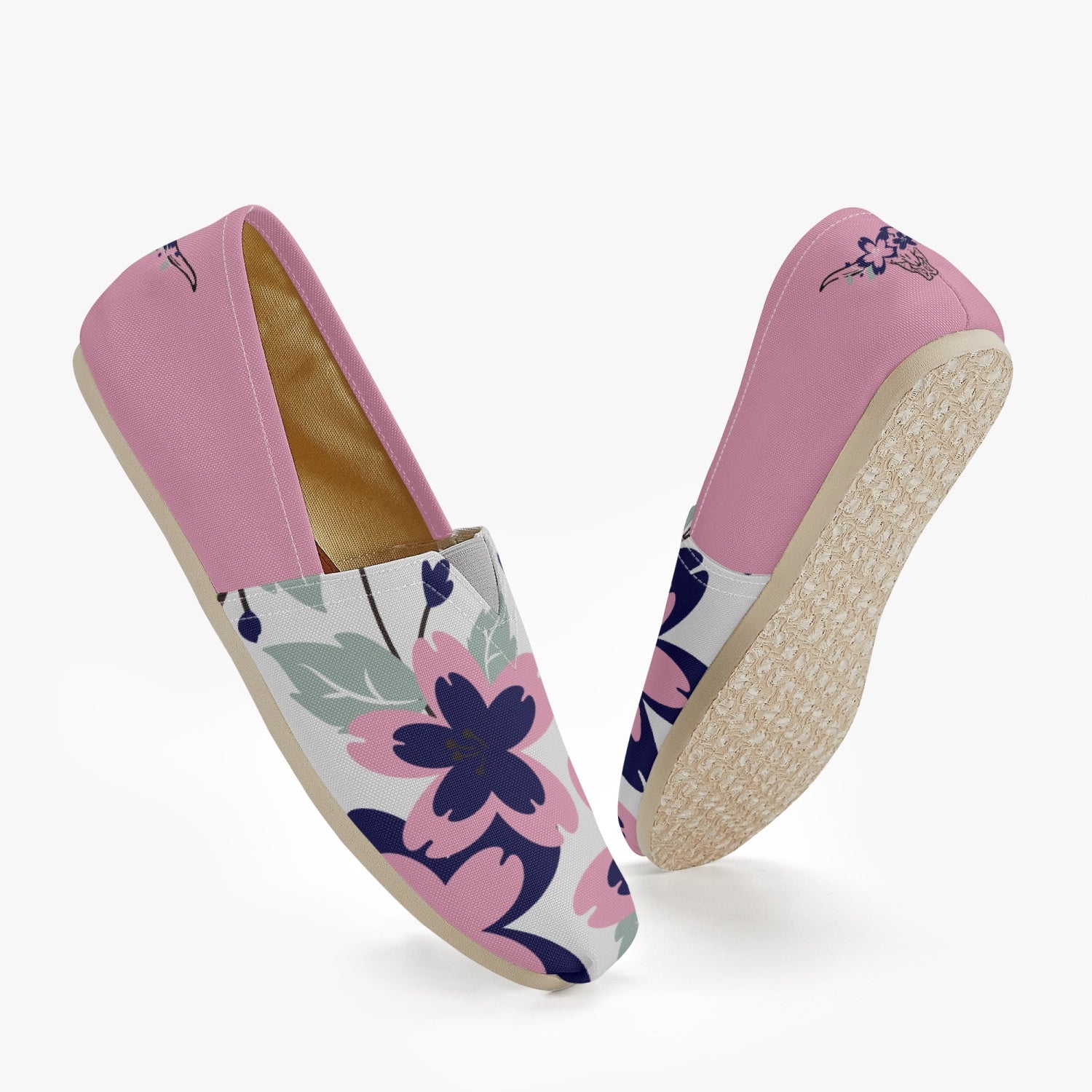 COWGIRL CODE CANVAS FLAT LOAFERS